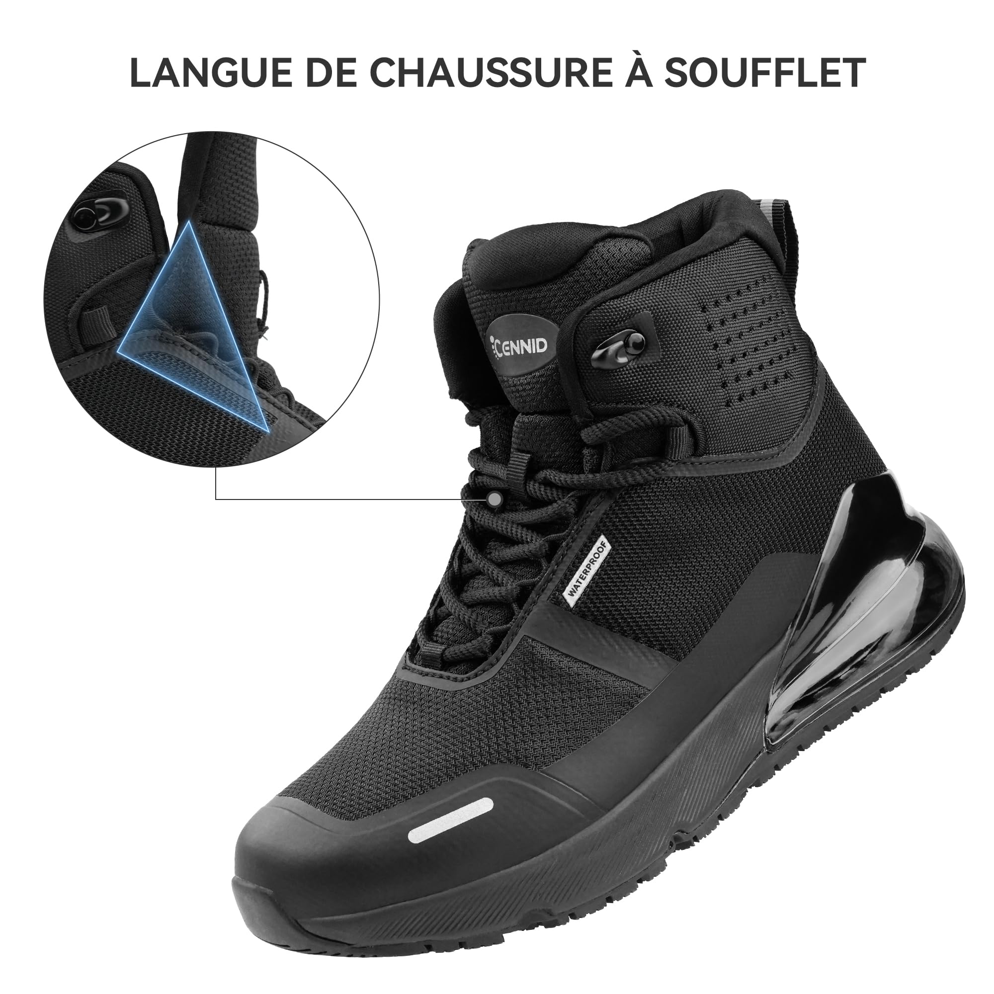 Bottes Femme Tactique Militaires Antidérapantes Chaussures Imperméable Bottines Trekking de Randonnée Bottine Durable Botte de Combat