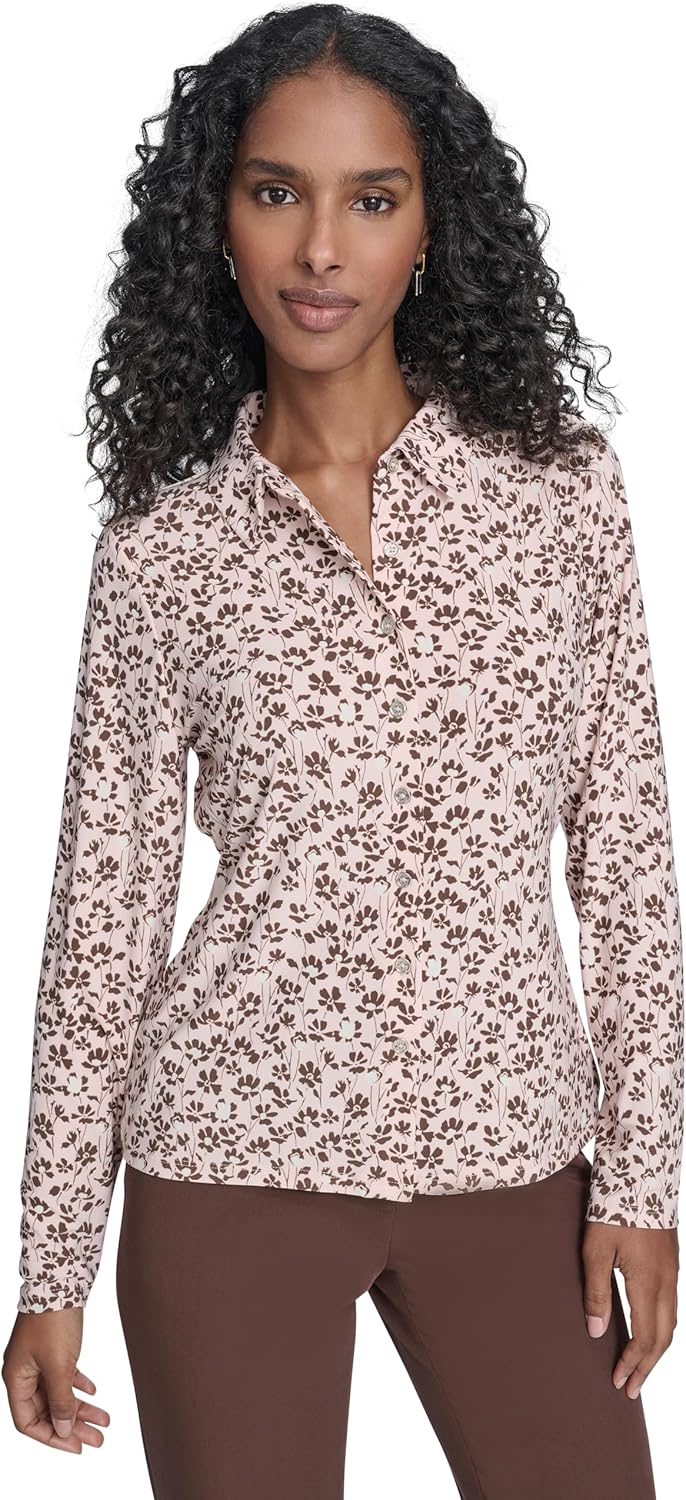 Tommy Hilfiger Womens Soft Work Top Long Sleeve Knit Top