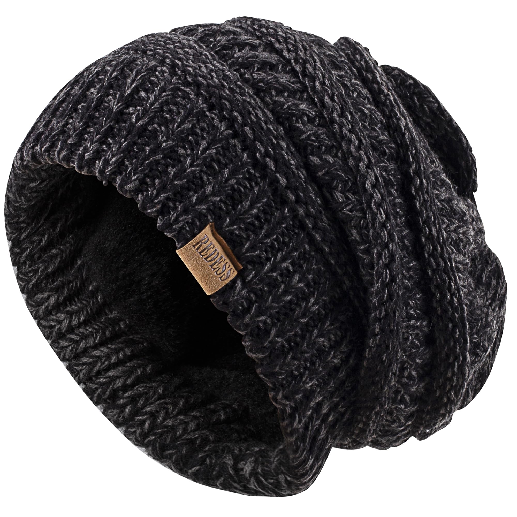 REDESS Slouchy Beanie Hat per Uomo e Donna Winter Warm Chunky Soft Oversize Cable Knit cap
