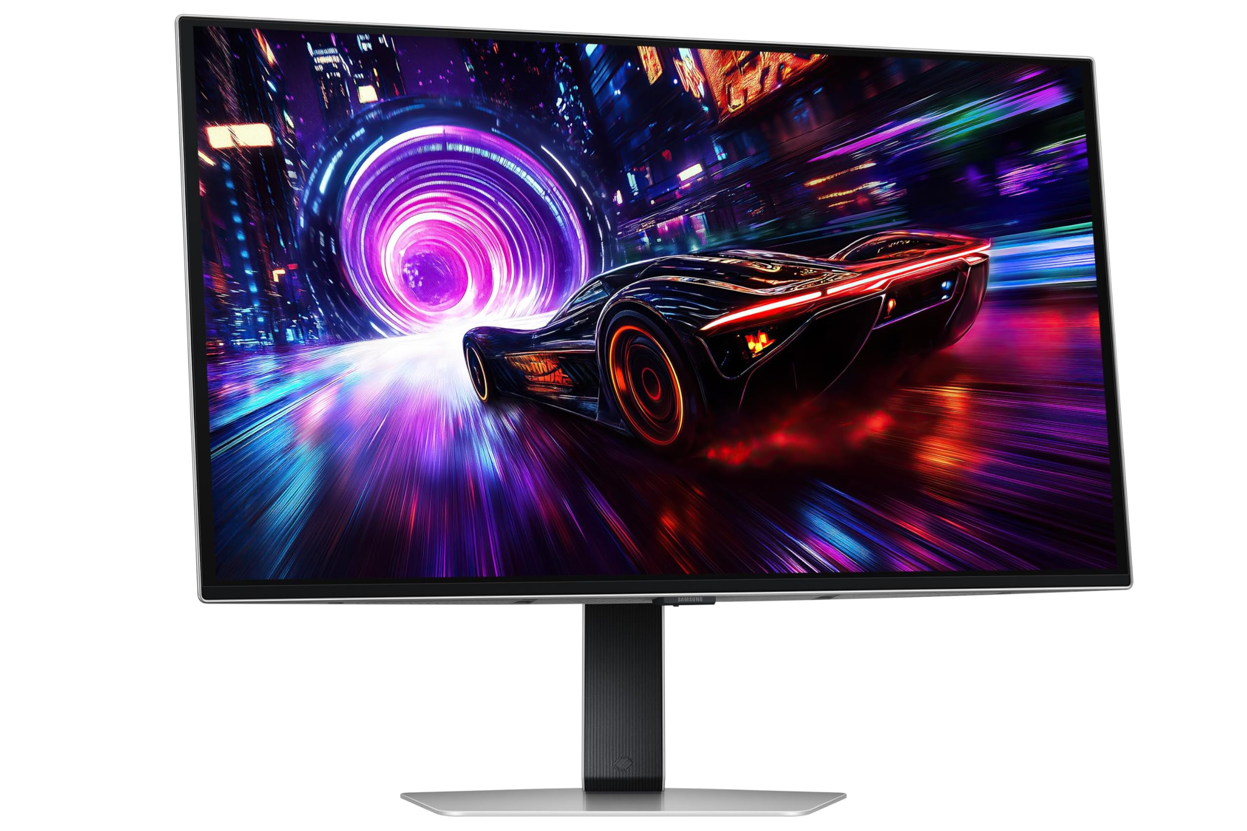 Samsung Écran PC Gaming Odyssey OLED G8-G81SF, Taille 27'', Résolution 4K (3840x2160), 240Hz, 0,03ms, 2xHDMI, DP, Ajustable en Hauteur, Orientable, Pivotable, Inclinable, LS27FG816SUXEN