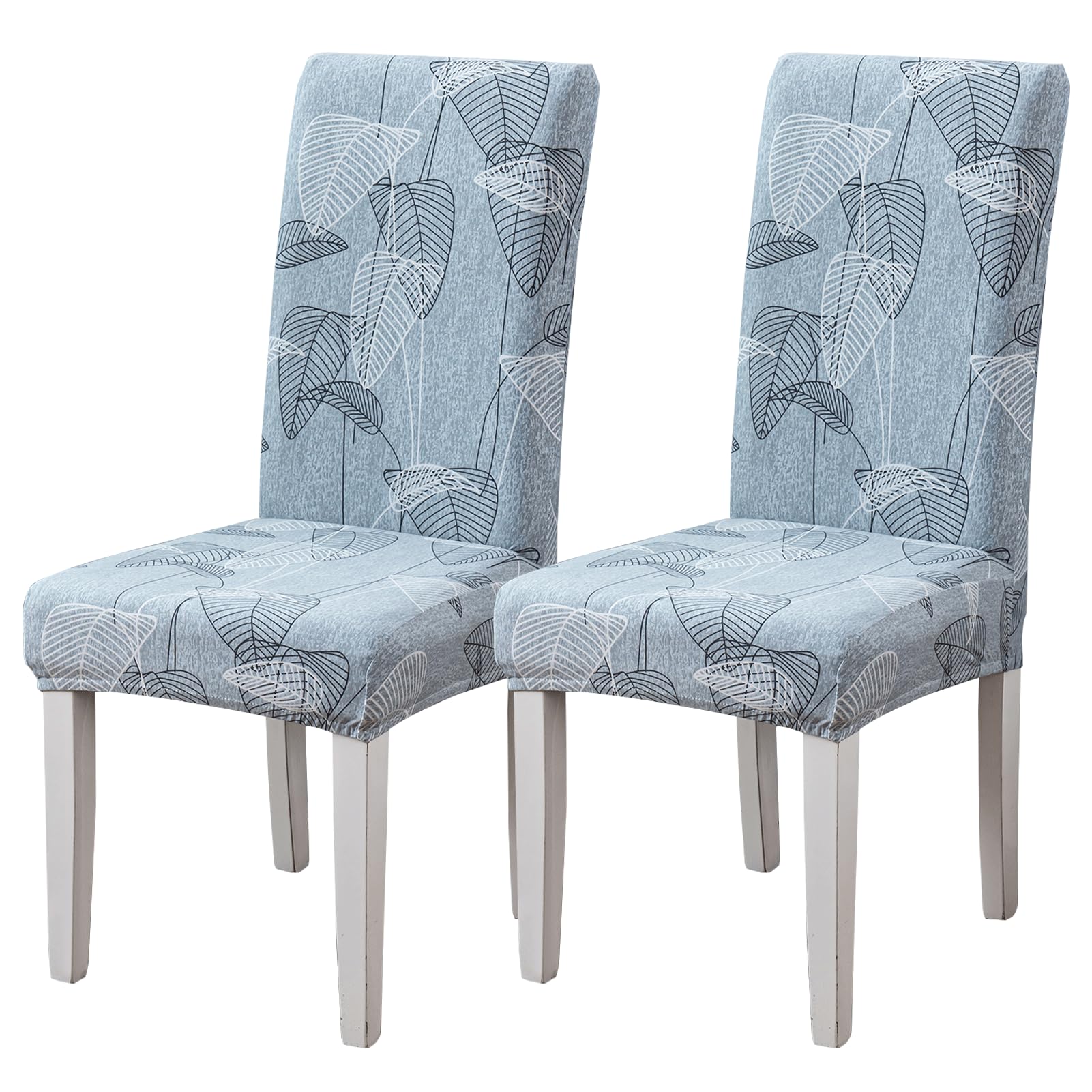ZHUIYUAN Chair Covers for Dining Chairs, Kitchen and Dining Chair Seat Covers, Chair Covers Slipcover Set of 2/4/6