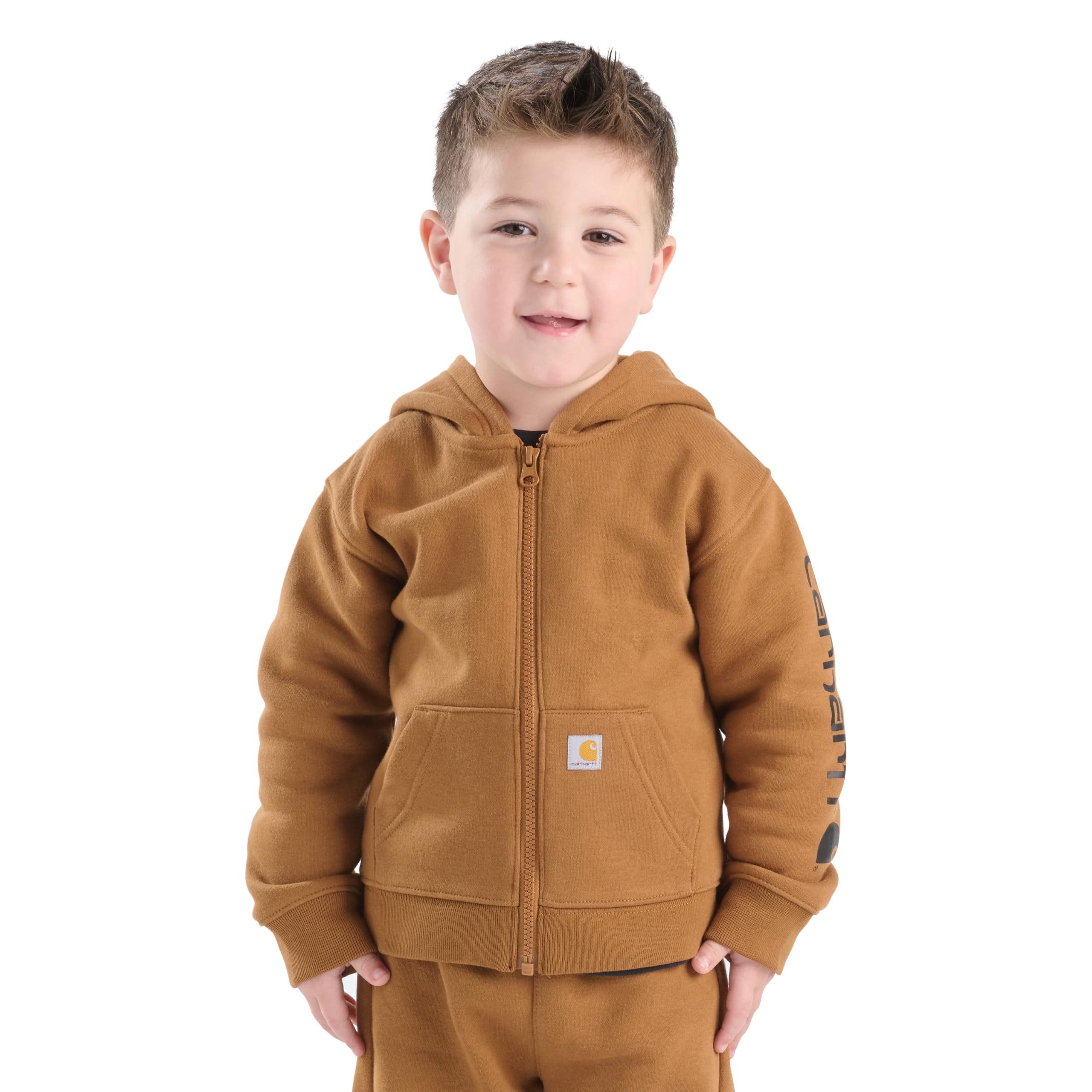 Carhartt CP8675 - Sudadera de Manga Larga con Cremallera Completa para niños