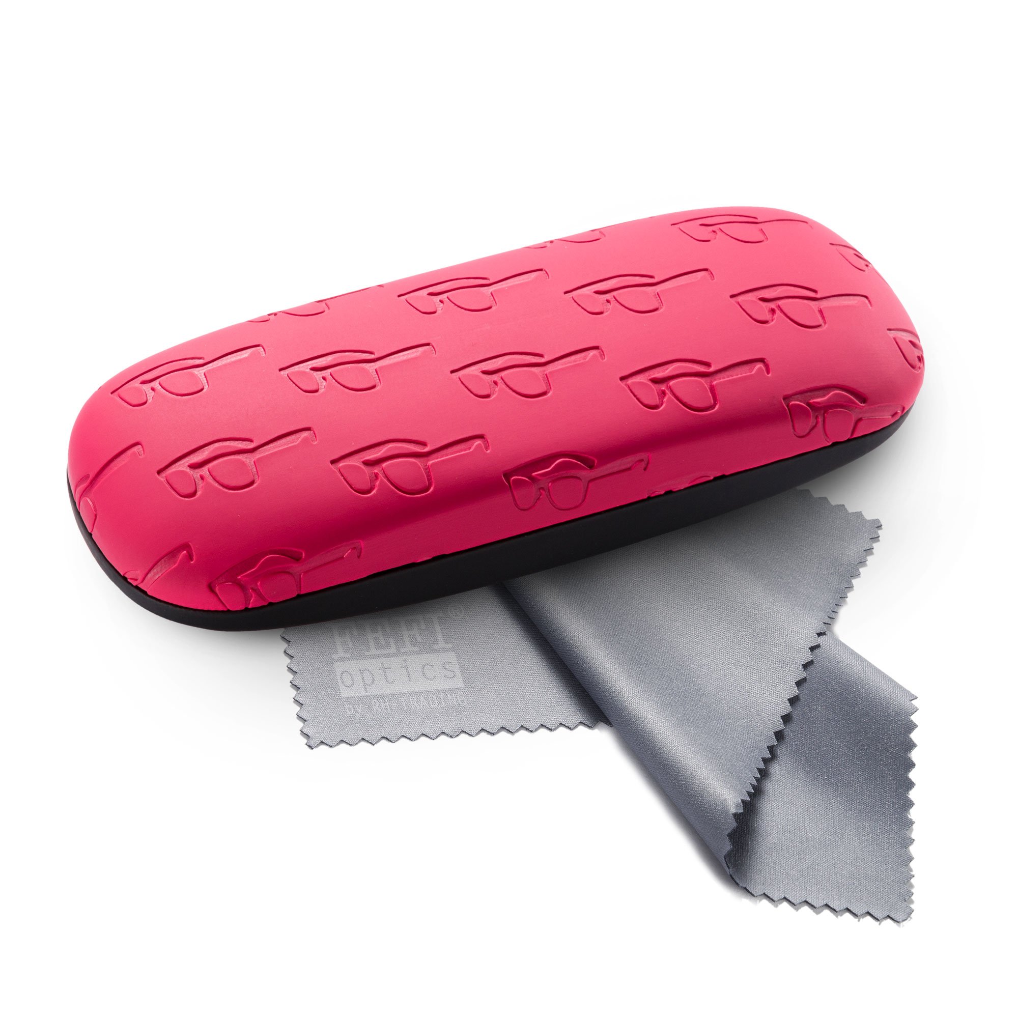 FEFIFunda rígida para gafas Softtouch con diseño de gafas en relieve