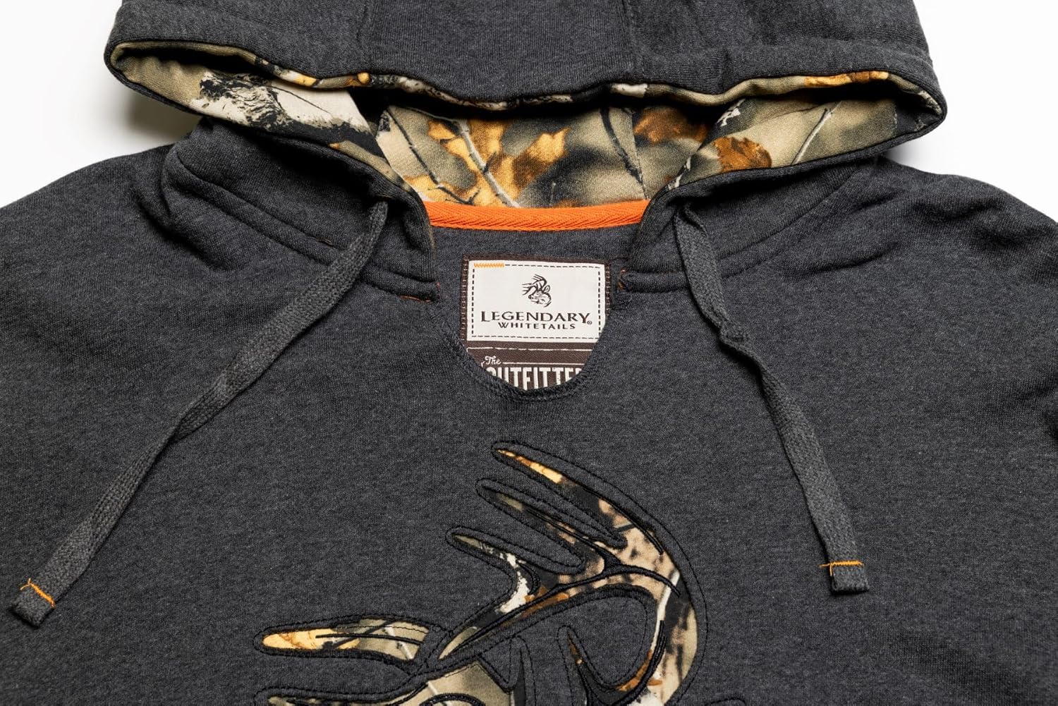 Legendary Whitetails Men’s Camo Hoodie Midweight V-Neck Design Pullover Sweatshirt - Image 6