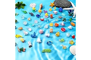 Enchant Your Tank with These Captivating Mini Resin Turtles