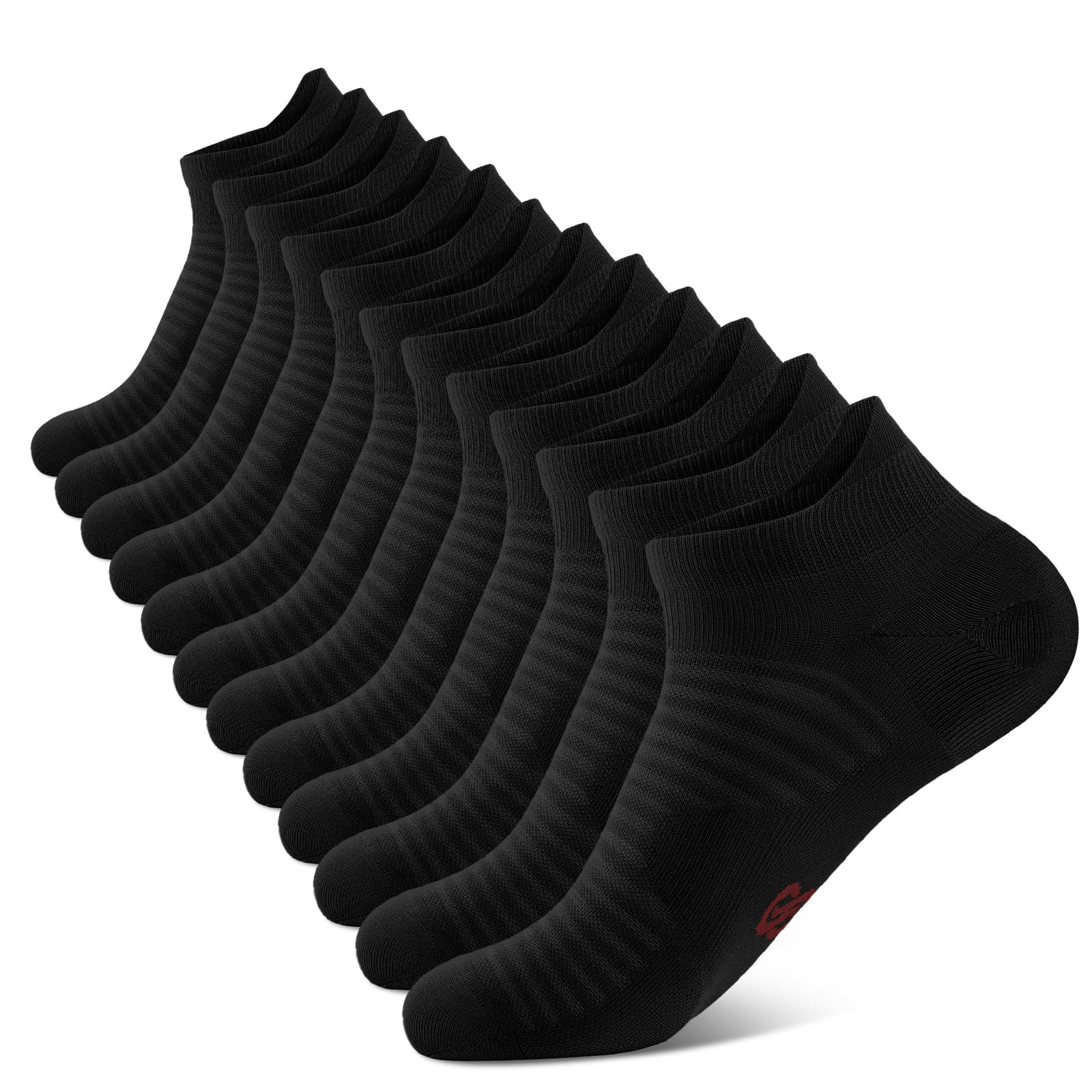 Compression Running Ankle Socks Low Cut(6 Pairs) for Men & Women