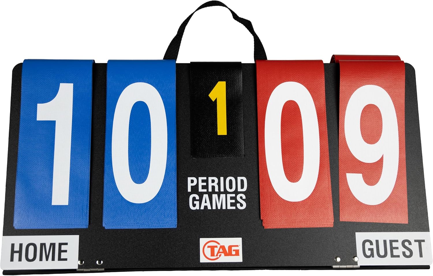TAG Deluxe Flip-A-Score Wooden Scoreboard, Score 0 to 99 for Any Sport, 23.7" x 12"