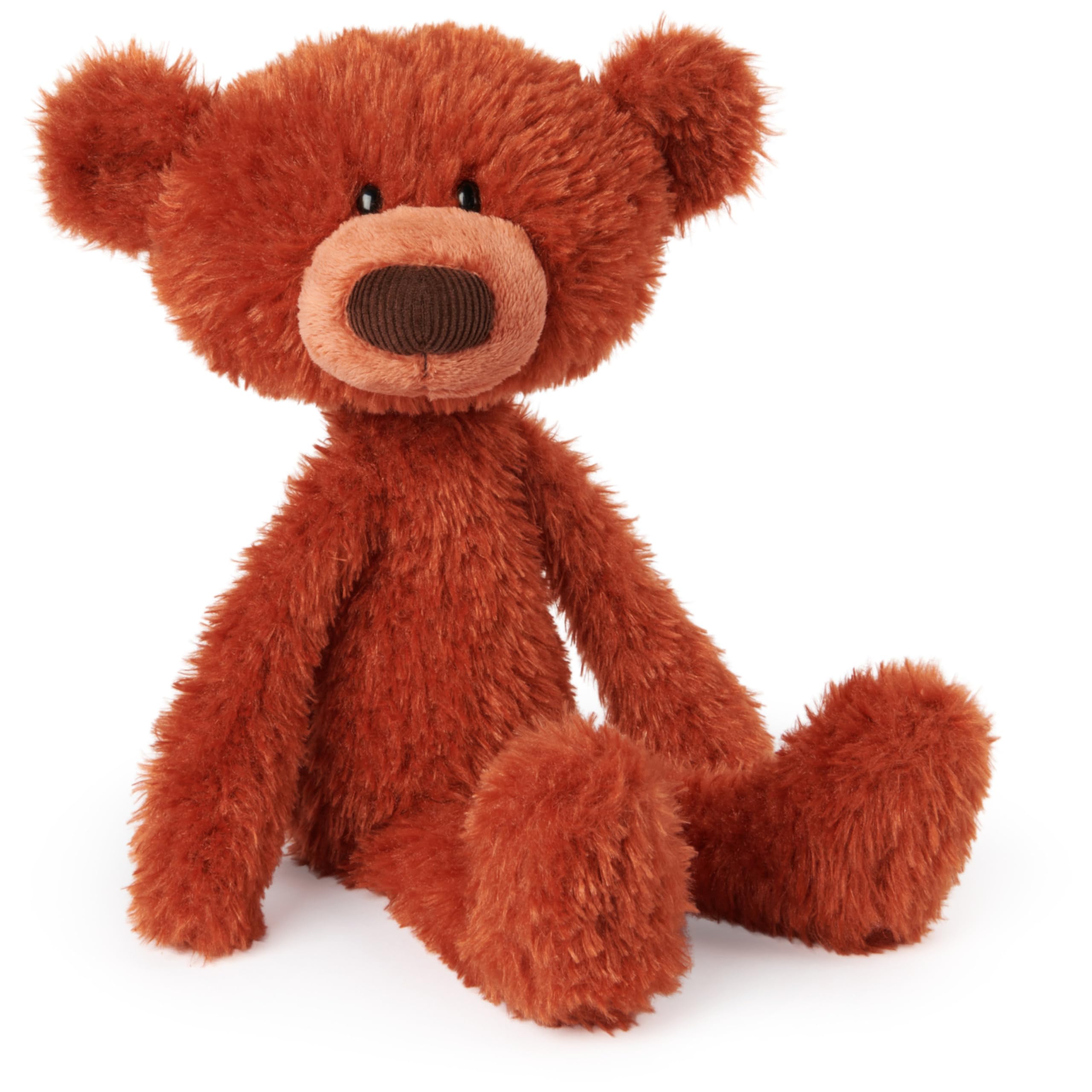 GUND Zahnstocher Pumpkin Pie, Teddybär Stofftier ab 1 Jahren, Kürbisorange, 38,1 cm