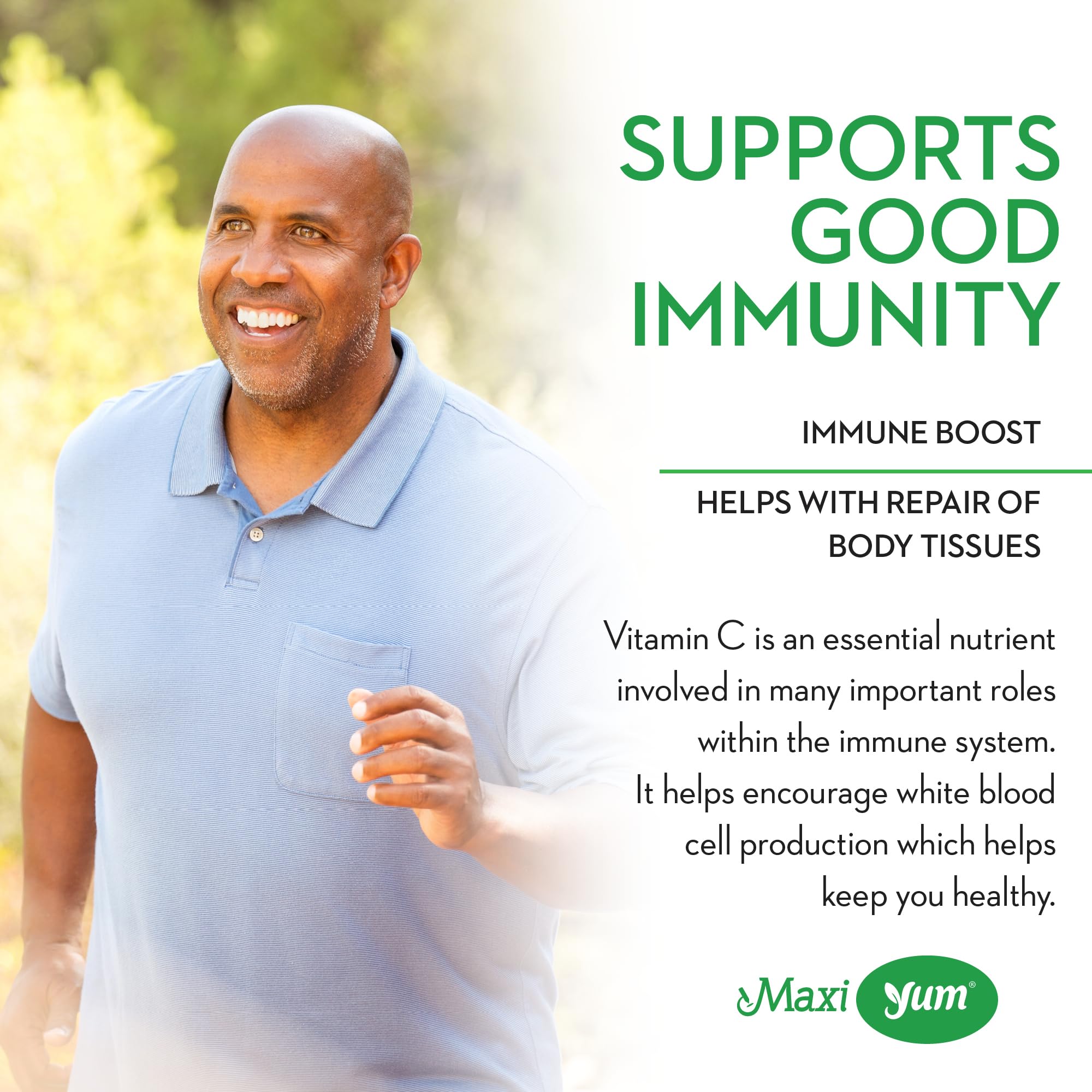 Maxi Health® Vitamin C Gummies with Zinc (60 Gummies) — Amazon image 5