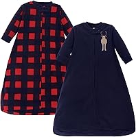 Vista 3 de Hudson Baby - Saco de dormir unisex de manga larga para bebé de forro polar