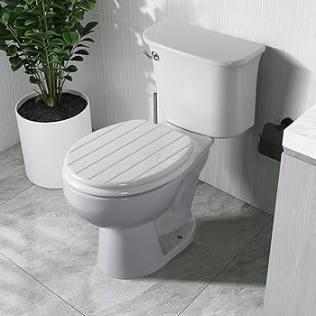 thumbnail image 2 of Angel Shield Wood Veneer Natural Toilet Seat With Quiet Close Easy Clean Quick Release Hingesround Wood 2 of 14