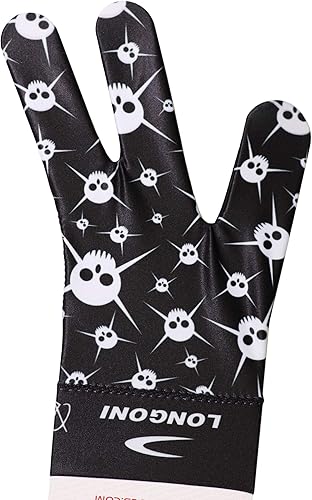 Miniatura 4 de Longoni Guante de taco de billar Fancy Skull 4 para mano izquierda