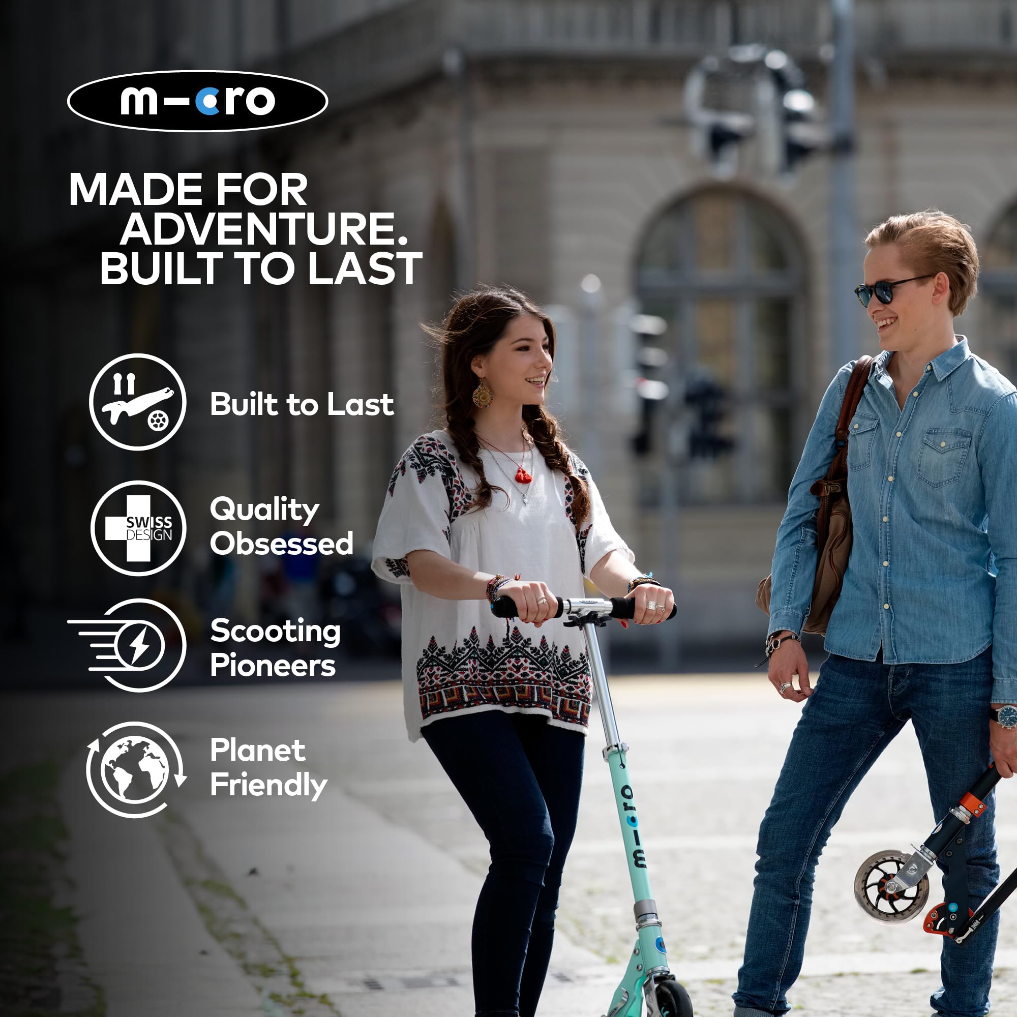 Micro Scooters | Micro Speed Classic Adult Scooter | Fast & Foldable | City Commuting