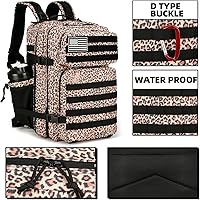 Vista 3 de Militar 45L Tactical Assault Mochila 3 días de asalto paquete con mochila impermeable Molle Mochila para mochilas tácticas