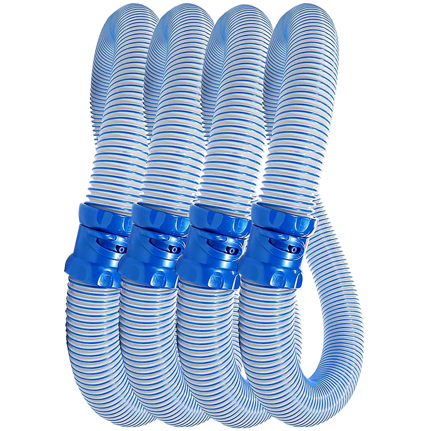 Photo 1 of ANSIKE 2023 Upgrade 4 Pcs Pool Cleaner Hose Replace R0527700 Compatible with Zodiac Baracuda Mx6 Mx8 Swimming Pool Cleaner Parts Cleaner Lock Hose 39" Twist Lock Hose