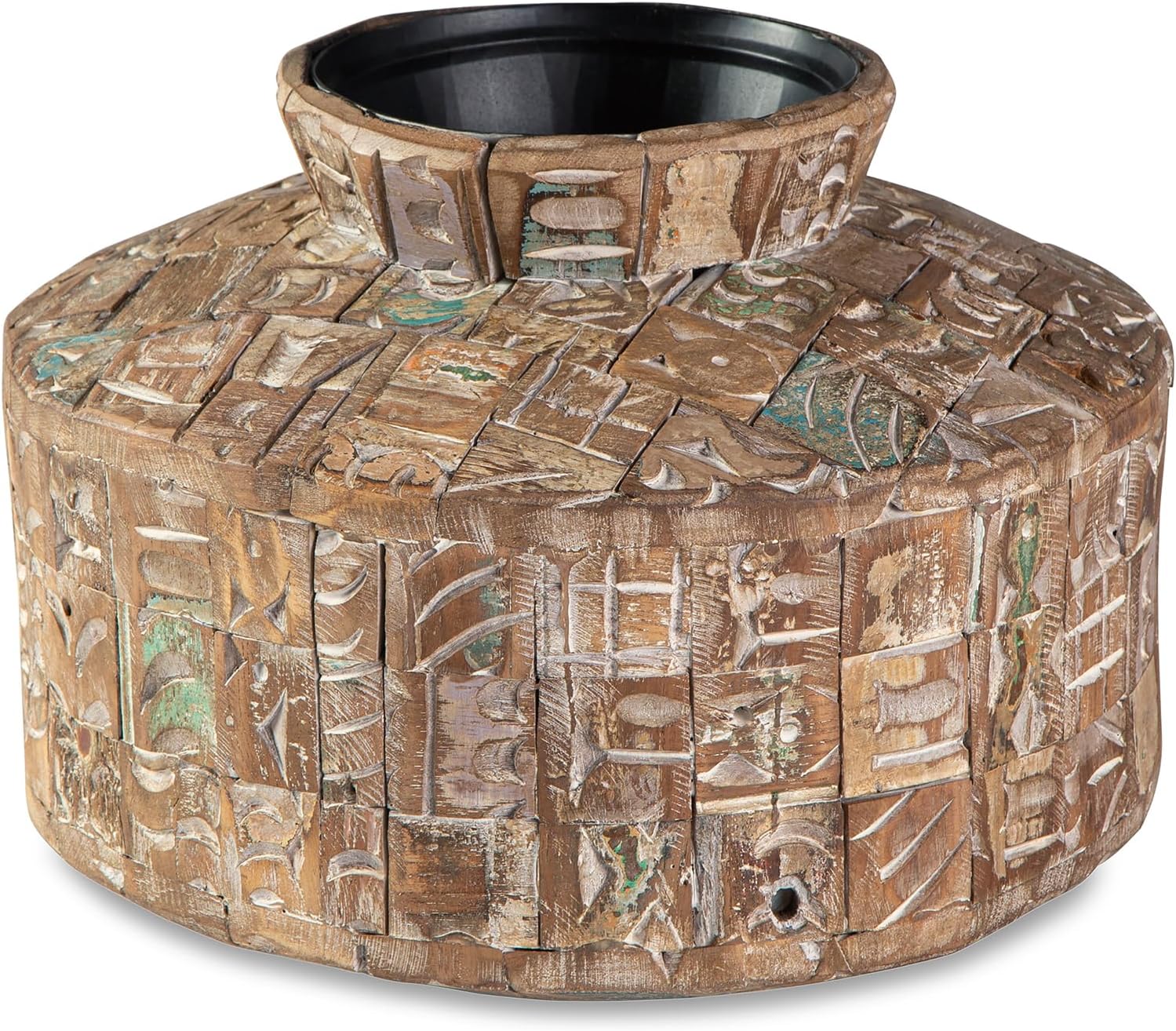 Signature Design by Ashley Meltland 10" Geometric Vase, Brown