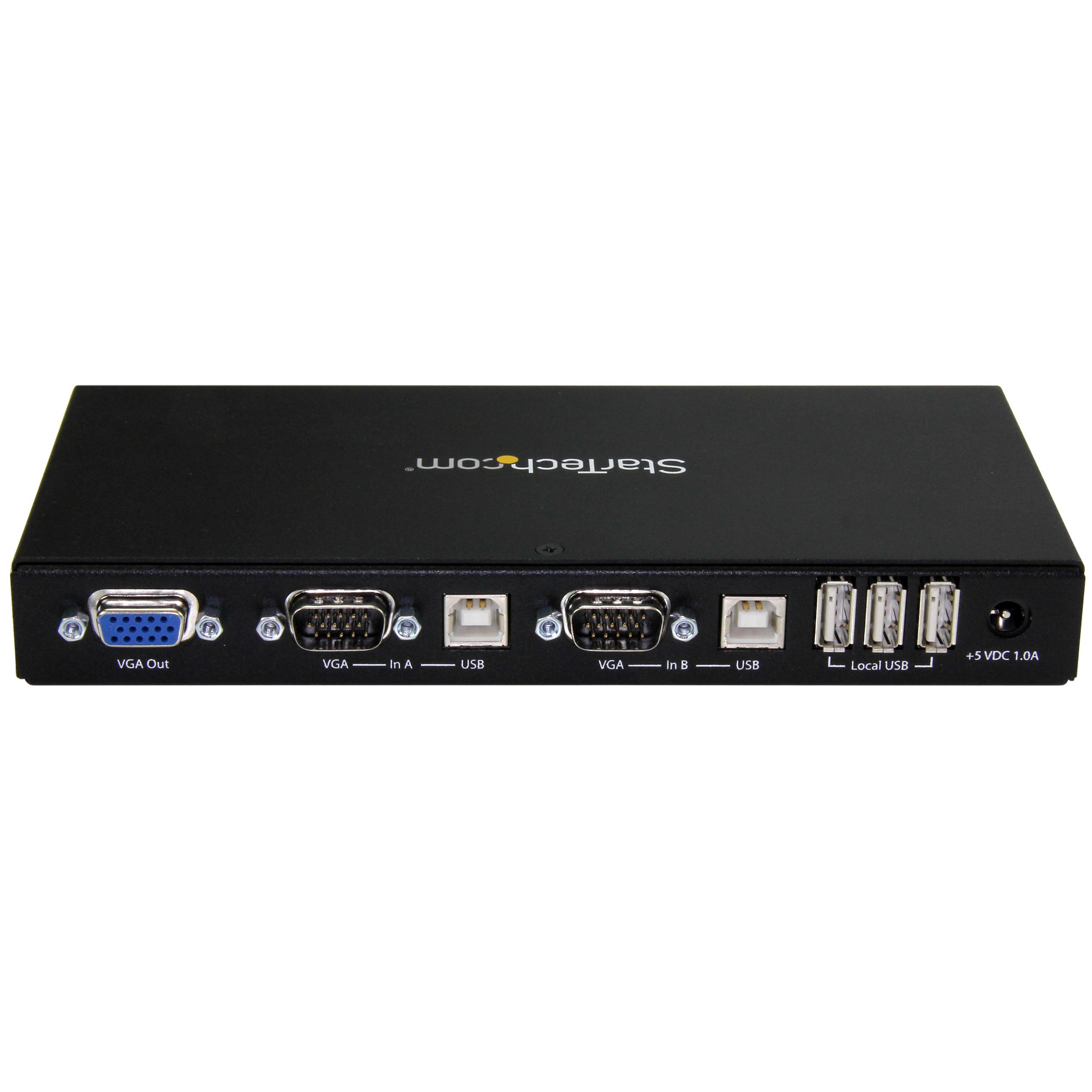StarTech Adattatore Console KVM 2 Porte, Crash Cart, Rack (SV231USBLC) | Collega Laptop a Server, Gestione da Postazione Mobile, Ideale per Datacenter