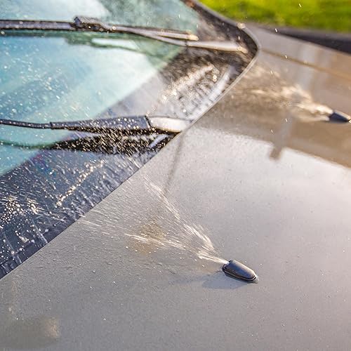 Miniatura 2 de ACROPIX Boquillas de limpiaparabrisas delantero para Subaru Impreza STI WRX con juntas, 2 unidades, color negro