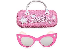 Girl's Cat Eye Sunglasses and Handled Hard Case Set