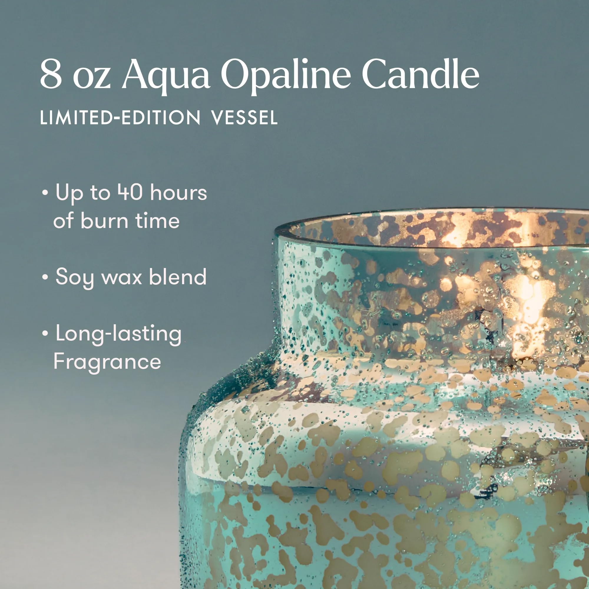 Capri Blue Candele profumate Volcano | Barattolo di vetro | Aqua Opaline