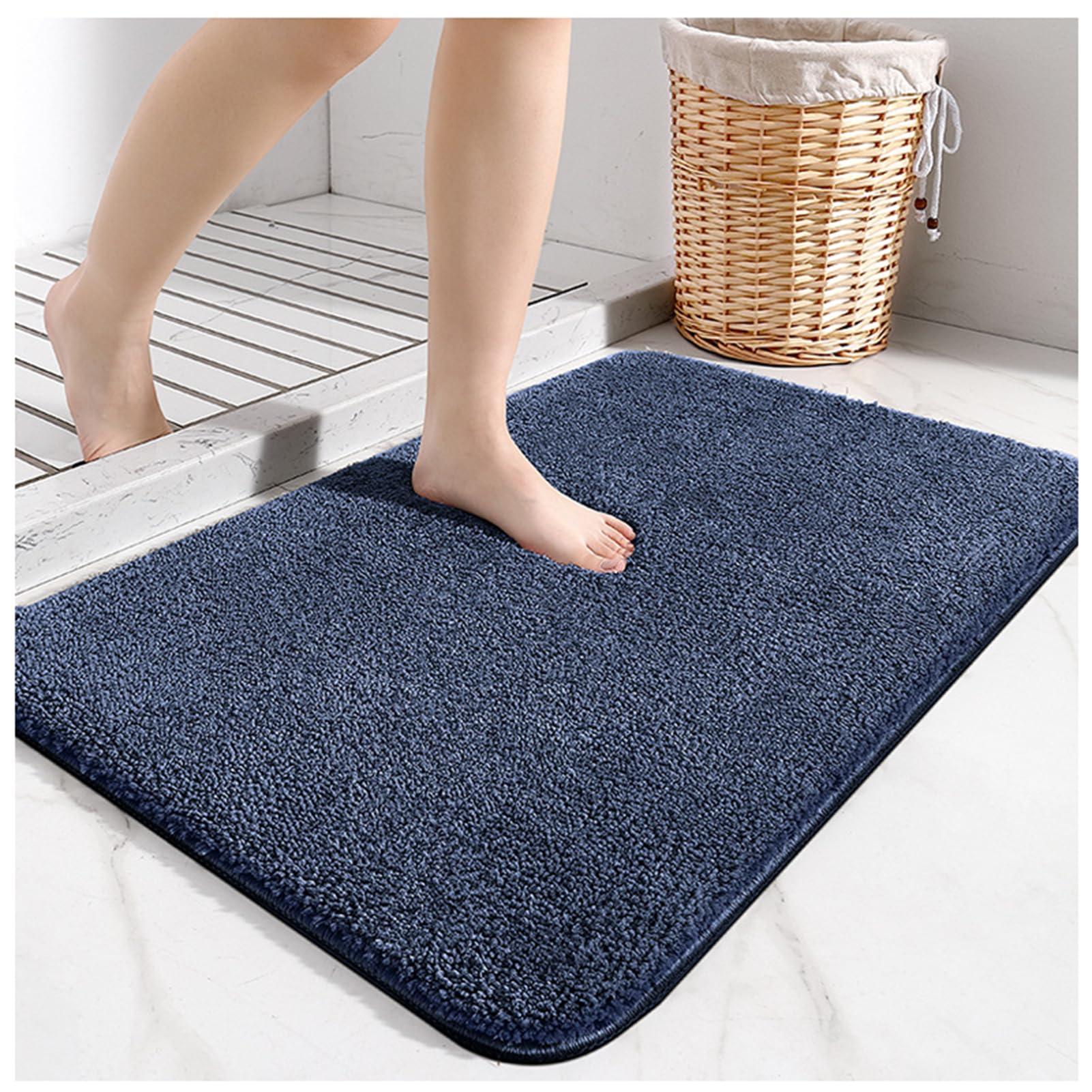 Tapis de bain doux pour chambre et douche : créez un cocon de bien-être moderne