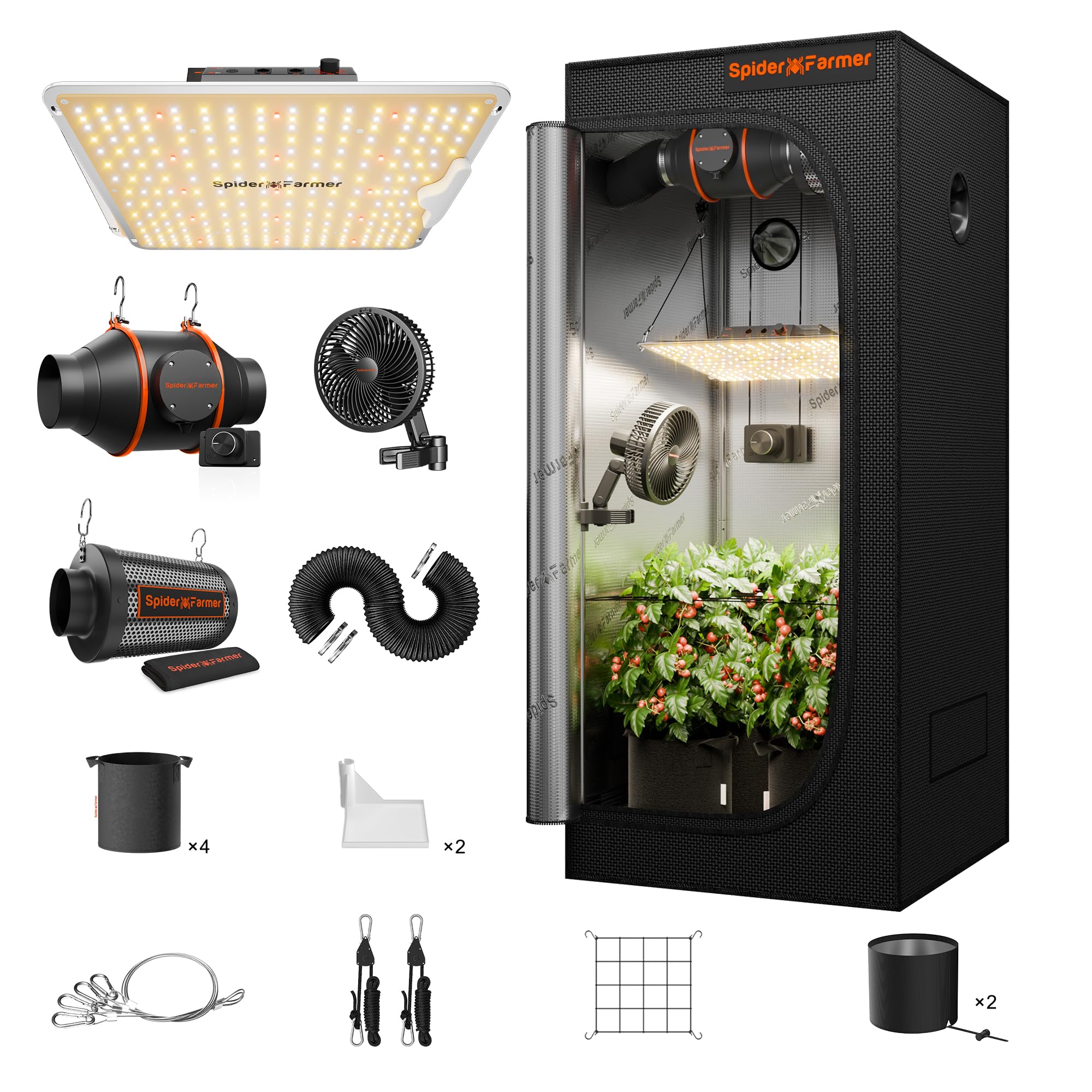 Spider Farmer 2.3x2.3ft Complete System