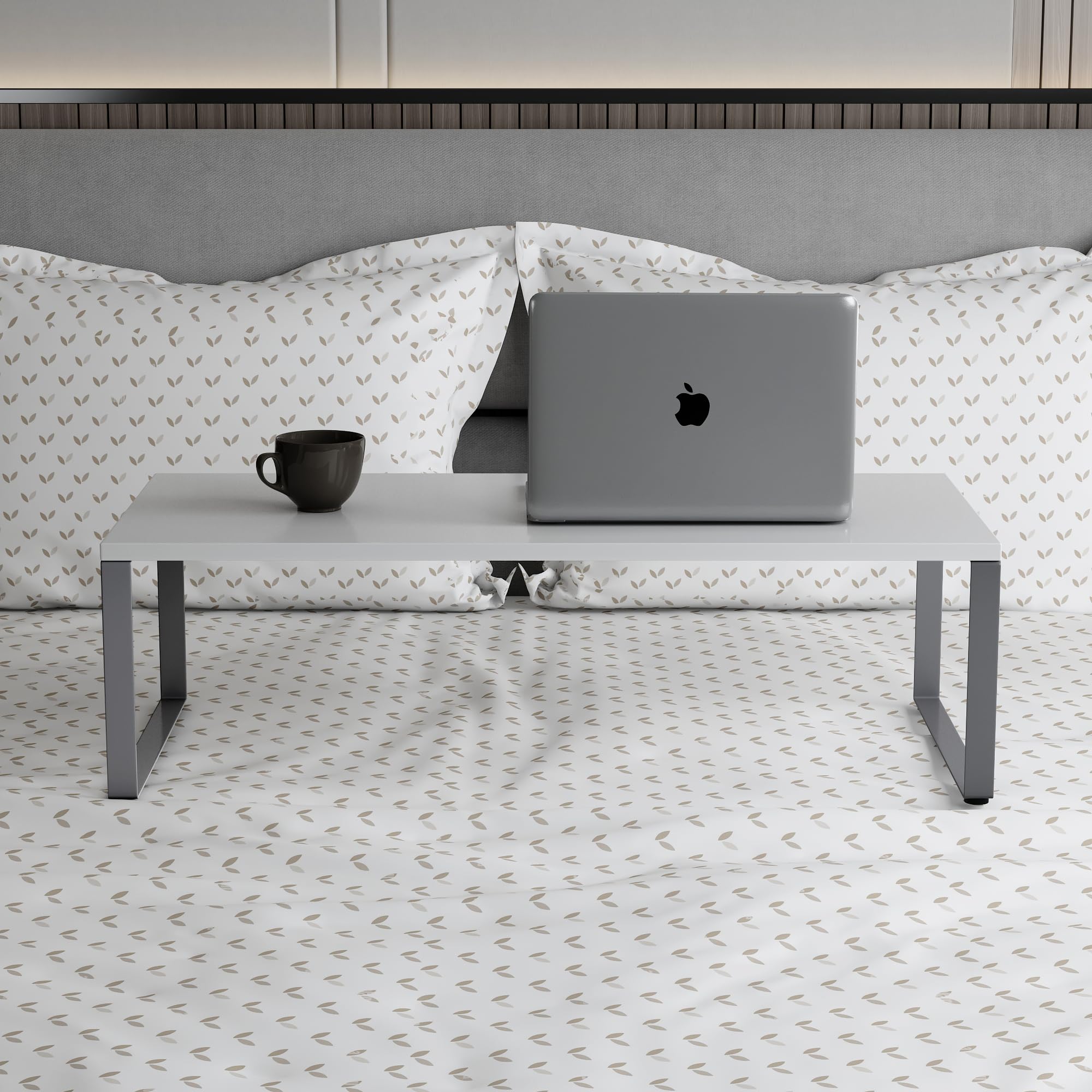 Redwud Messi Engineered Wood Study Table Lap Desk Laptop Desk Study Desk (White/Grey) (D.I.Y) Matte Finish (B0CKHX3CN2) Amazon Price History, Amazon Price Tracker