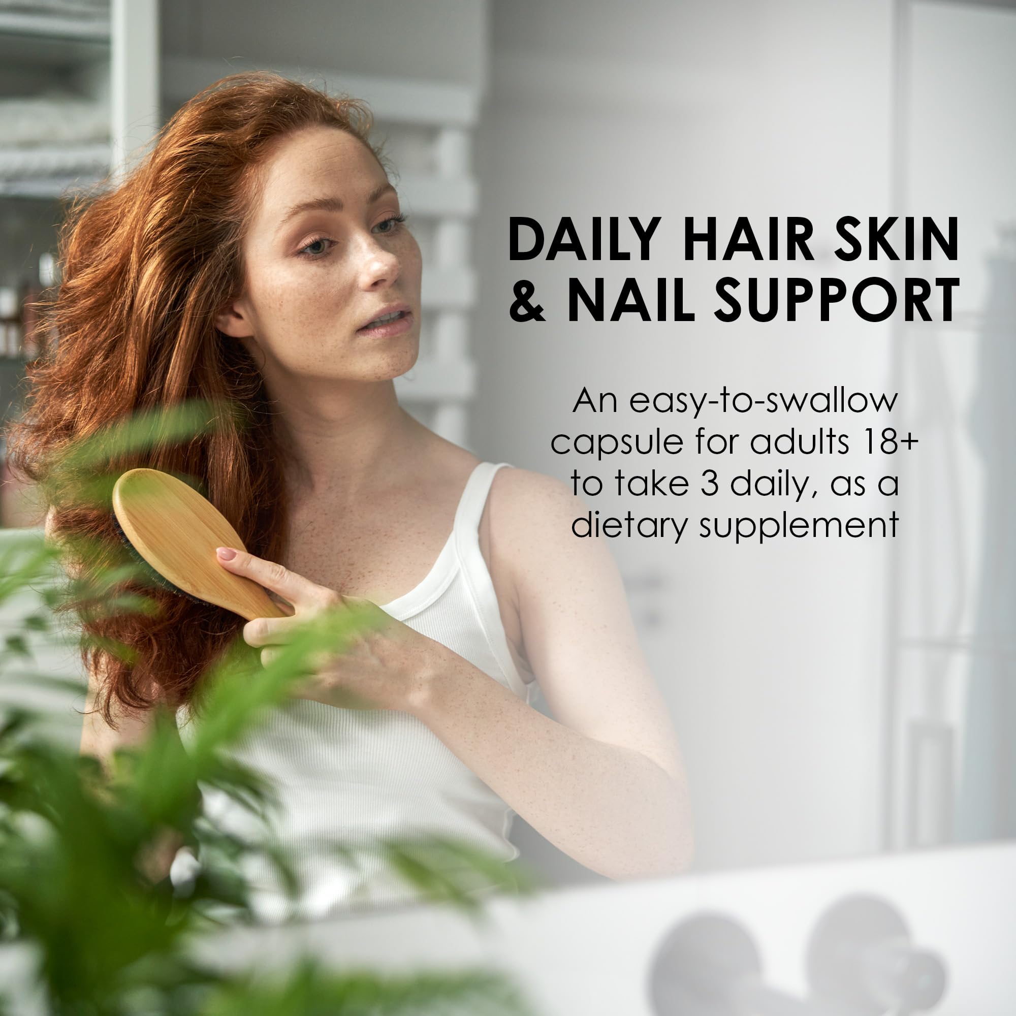 MASON NATURAL 1500mg Collagen with Vitamin C, Biotin, & Calcium, 40 Day Supply Capsules, Supplement for Hair, Skin, and Nails.