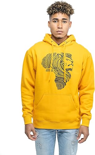 African Rich EcoSmart - Sudadera con capucha de forro polar de mezcla de algodón y poliéster de primera calidad sudadera con capucha disponible en Yaxa Guatemala