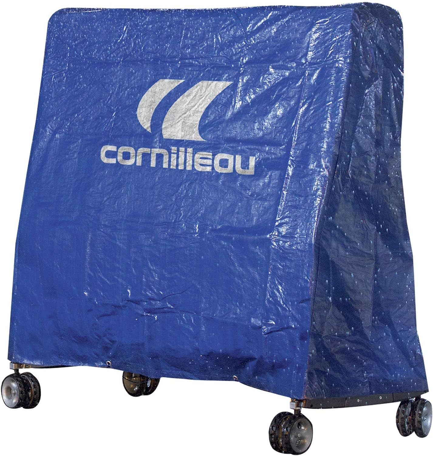 Cornilleau Sport Protective Cover for Table Tennis Table Waterproof and Winterproof Cover Outdoor & Indoor Blue