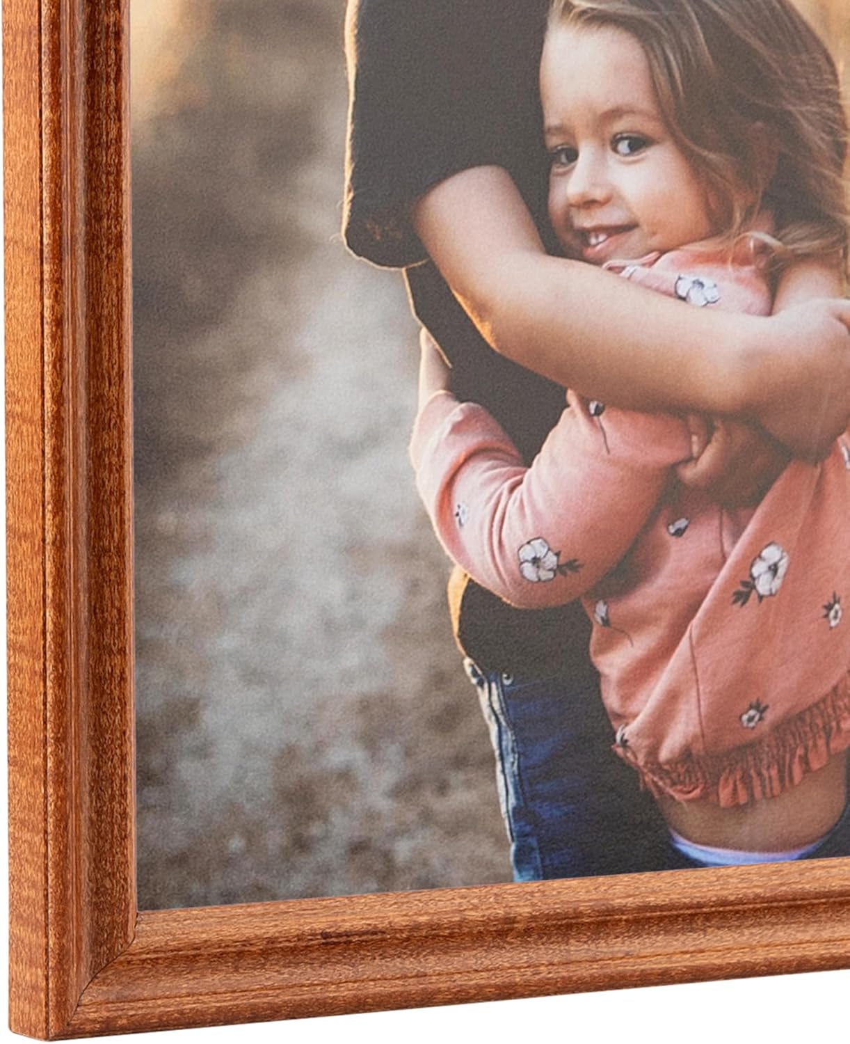 ArtToFrames 17x25 inch Honey Stain on Hard Maple Wood Picture Frame, 2WOM0066-60823-YHNY-17x25