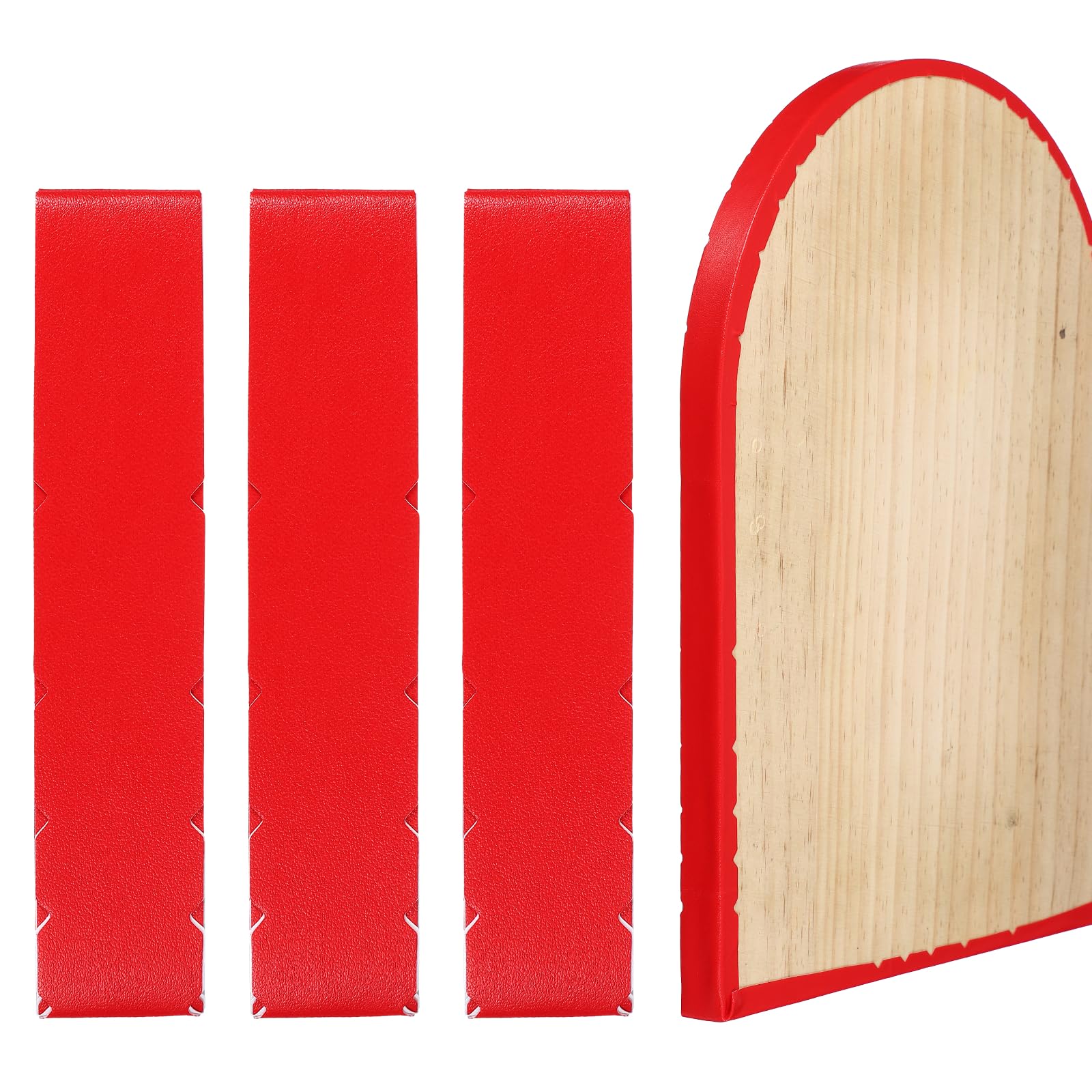 YELARXI Pickleball Edge Guard Tape, Paddle Edge Cover, Pickleball Protection Tapes Pickle Ball Paddle Accessories 26mm Width & 3 Pcs & Red -Fitting for (Training/Practice/Matches)