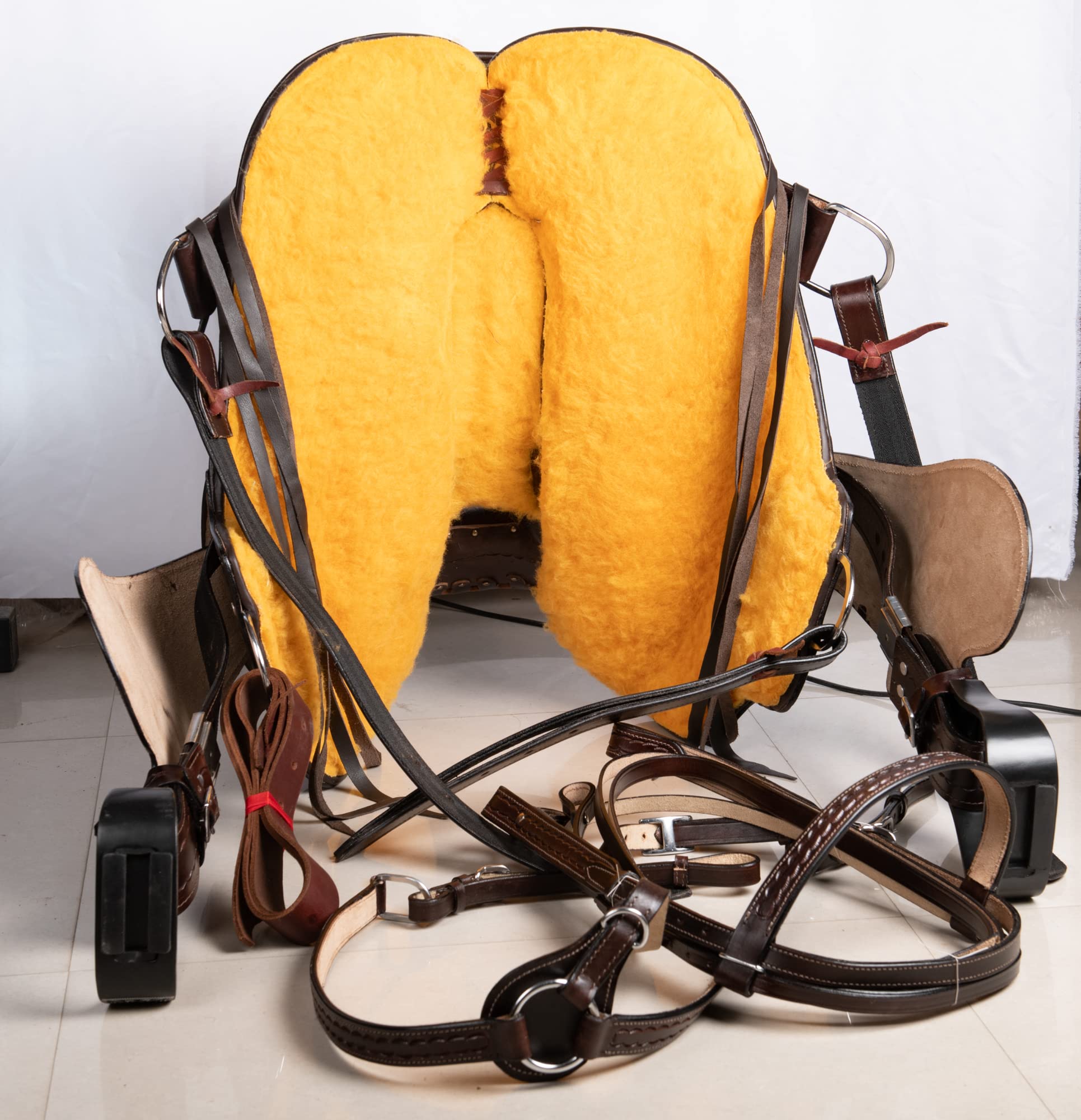 Hulara Sella Western Tooled Vera Pelle Cavallo Sella Intagliato Comodi Sedili Dimensioni 14 Pollici a 18 Pollici Western Selle per Cavalli Barrel Racing Saddle