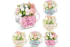 Elegant Tea Pot Floral Centerpiece Tea Party Birthday Party Decorations