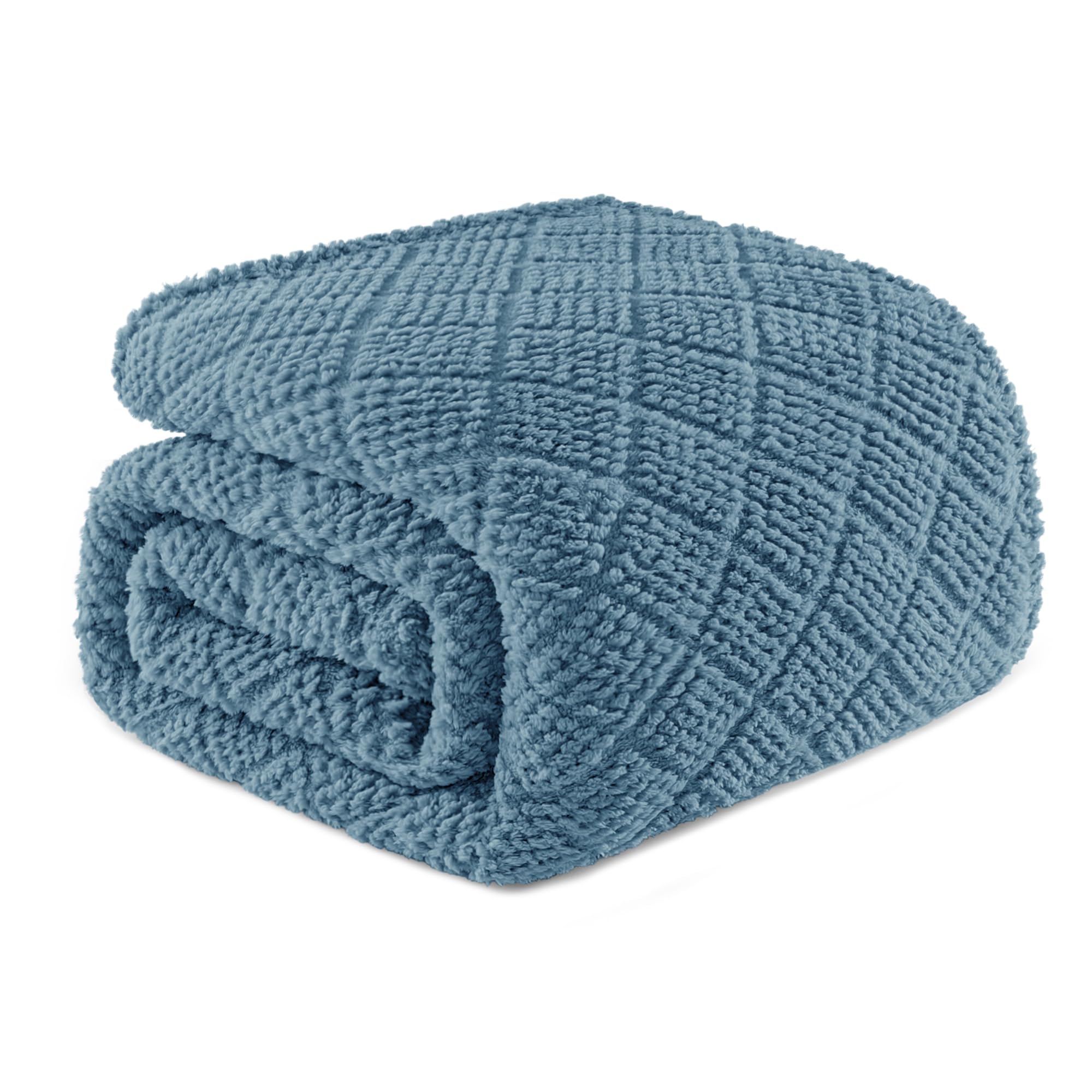 Amazon.com: Whale Flotilla Fuzzy Fleece Twin Size Blanket for Bed, Soft ...