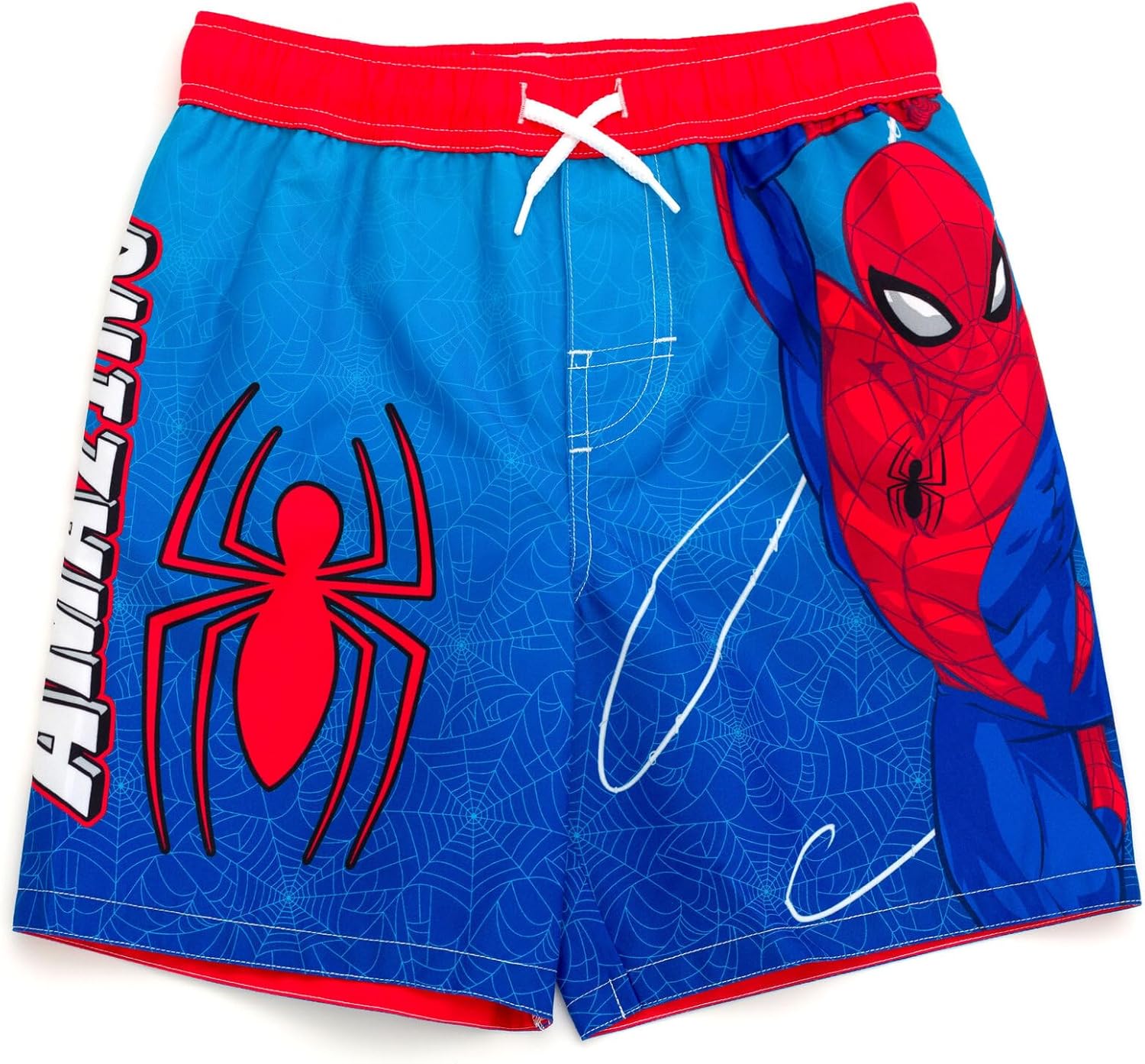 Marvel Swim Trunks Bathing Suit UPF 50+ Toddler to Big Kid Sizes (2T - 18-20)