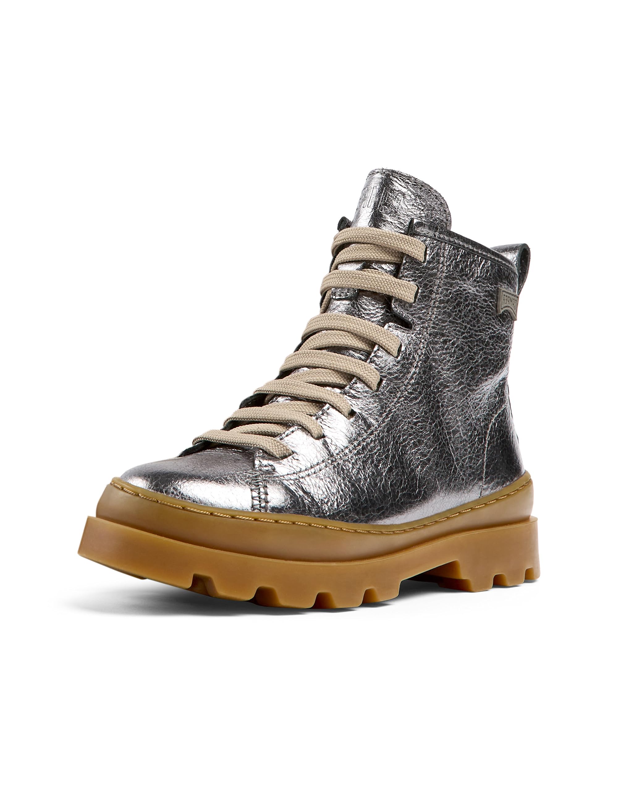 Camper Brutus K900179, Botín con Cordones Unisex niños