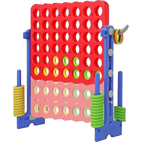 SDADI Height Adjustable Giant Connect 4 Outdoor Game