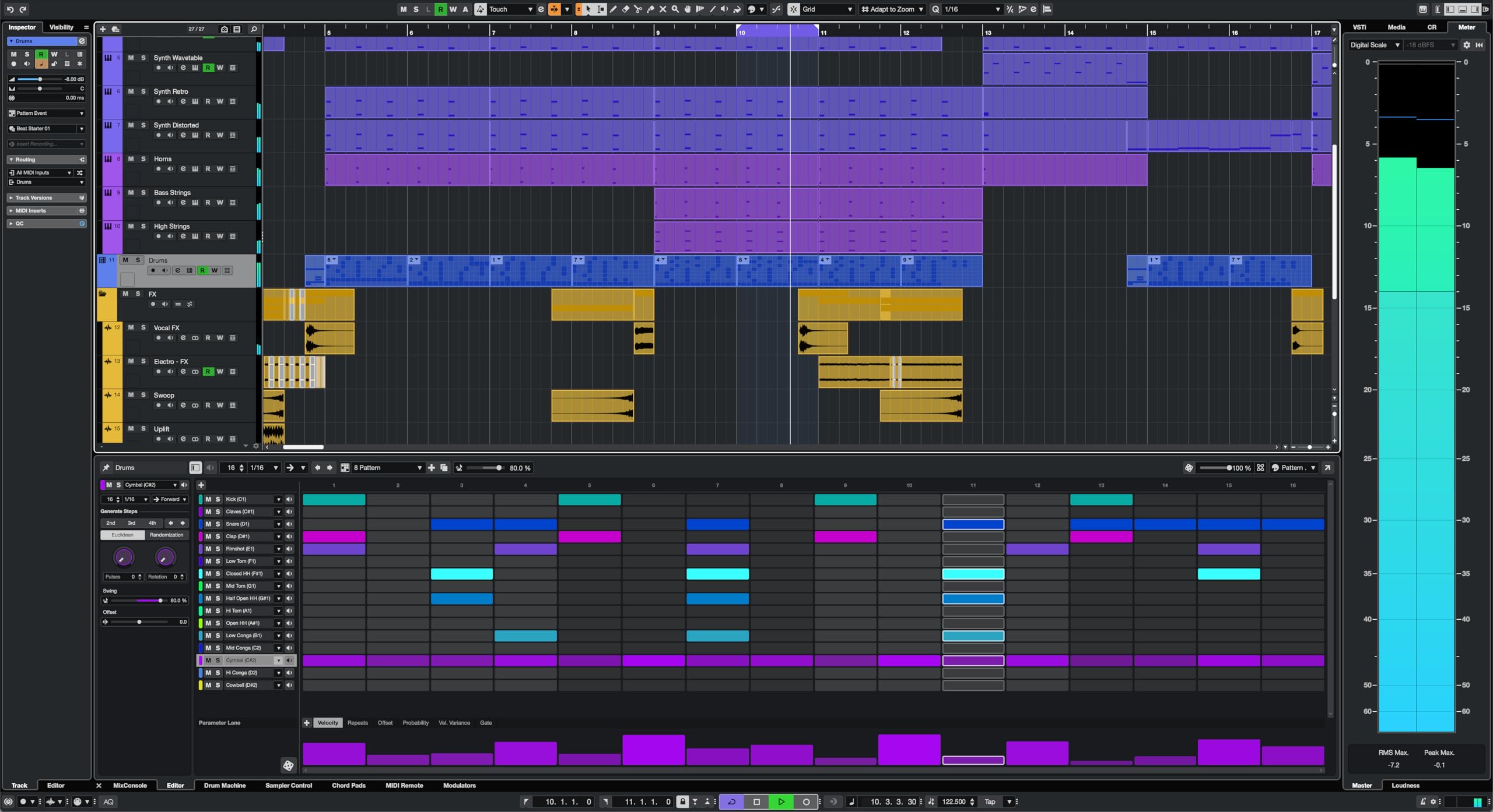 Steinberg Cubase Artist 14 Mise à niveau pour Cubase AI 12-AI 14, séquenceur audio MIDI pour les applications de studio ou l'enregistrement à domicile |1 appareil | Code d'activation - envoi par email