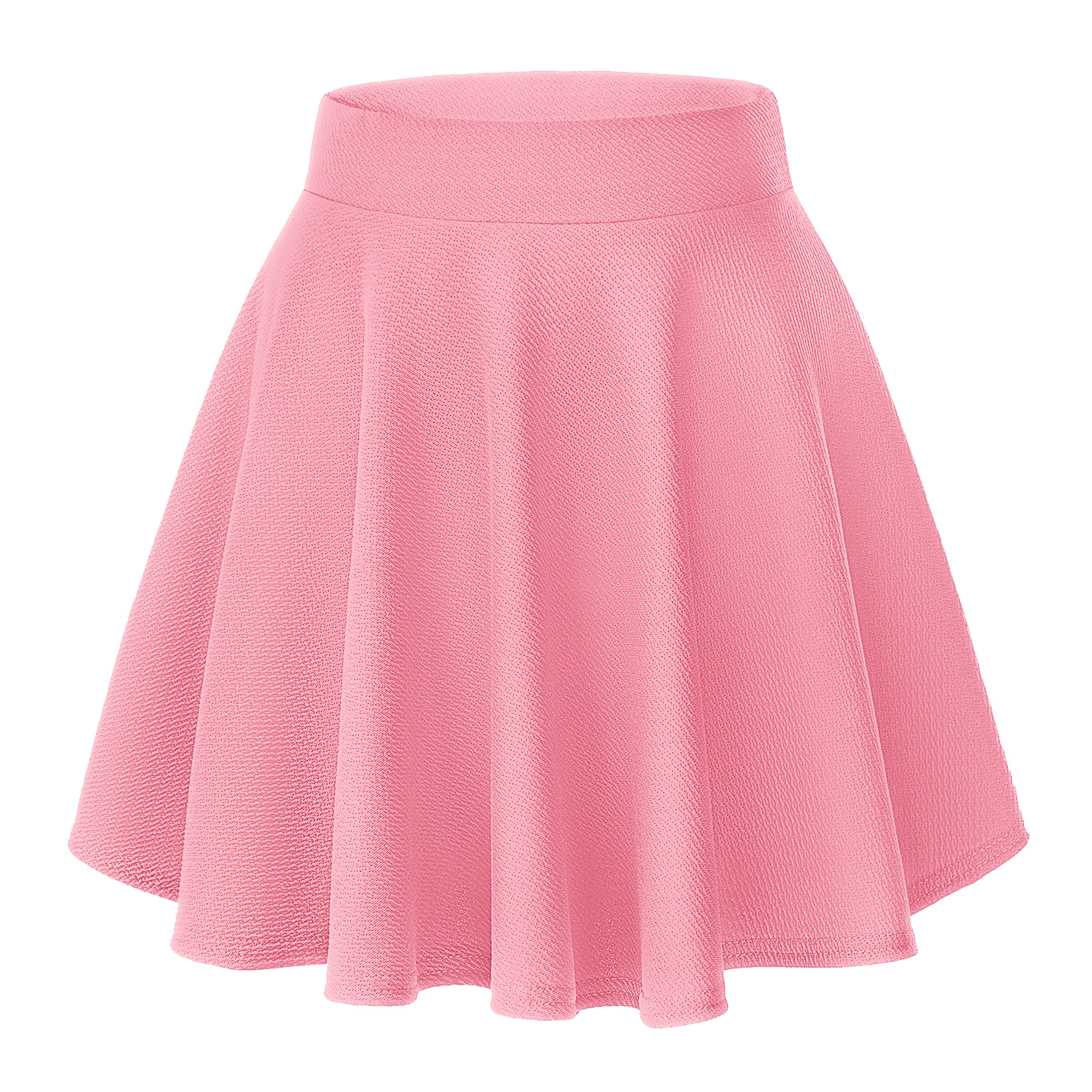 Women's Basic Versatile Stretchy Flared Casual Mini Skater Skirt