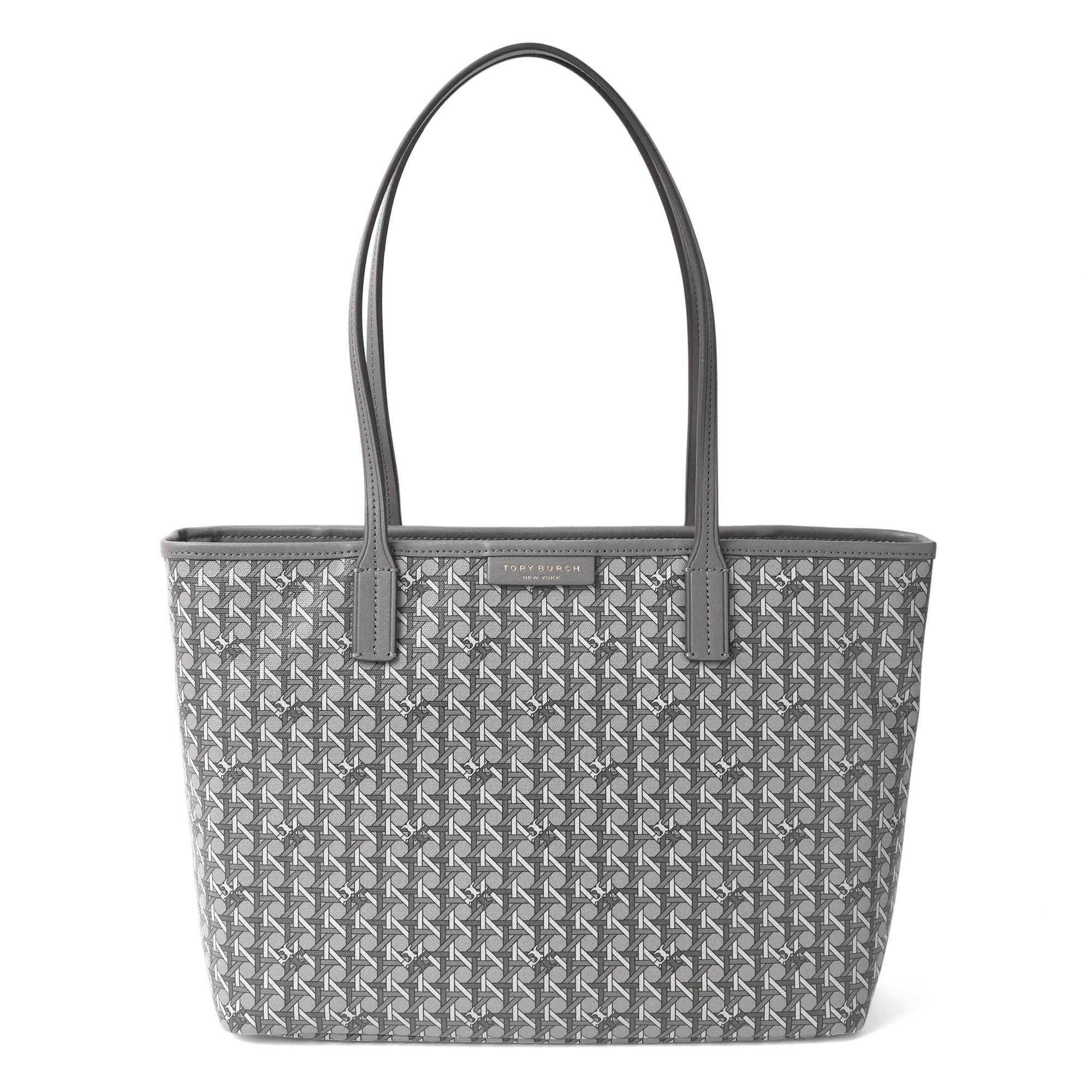 Amazon.co.jp: Tory Burch 147748 025 Tote Bag, Gray, ZINC