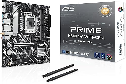 Miniatura 10 de ASUS PRIME H610I-PLUS D4 LGA 1700 (Intel 12 generación e Intel vPro) mini ITX Motherboard (PCIe 4.0, DDR4, USB 3.2 Gen 1 Tipo-A, 1 Gb Lan,