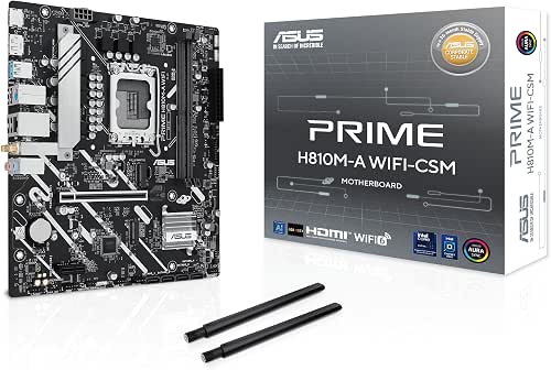 ASUS Prime H810M-A WiFi-CSM Intel® H810 LGA 1851 mATX Motherboard,