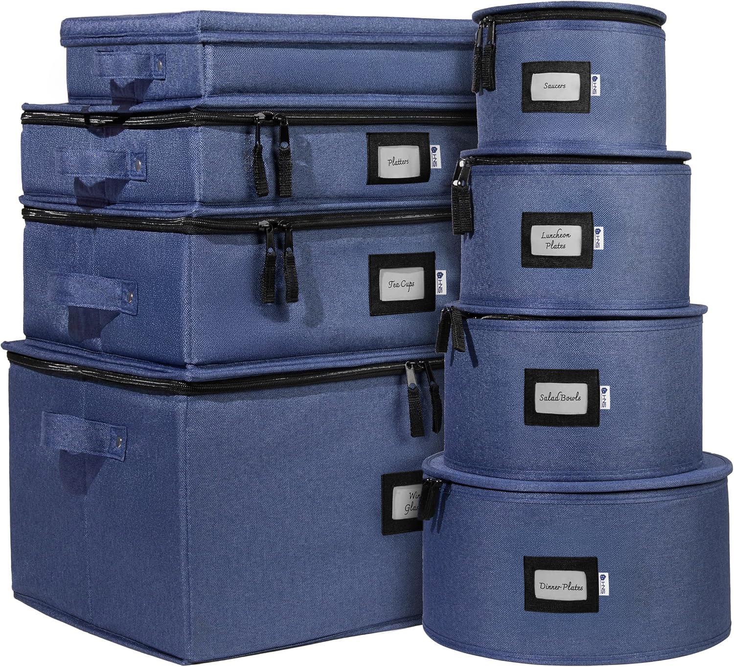 HOLDN&rsquo; STORAGE Hard Shell 8-Piece Set Denim Blue