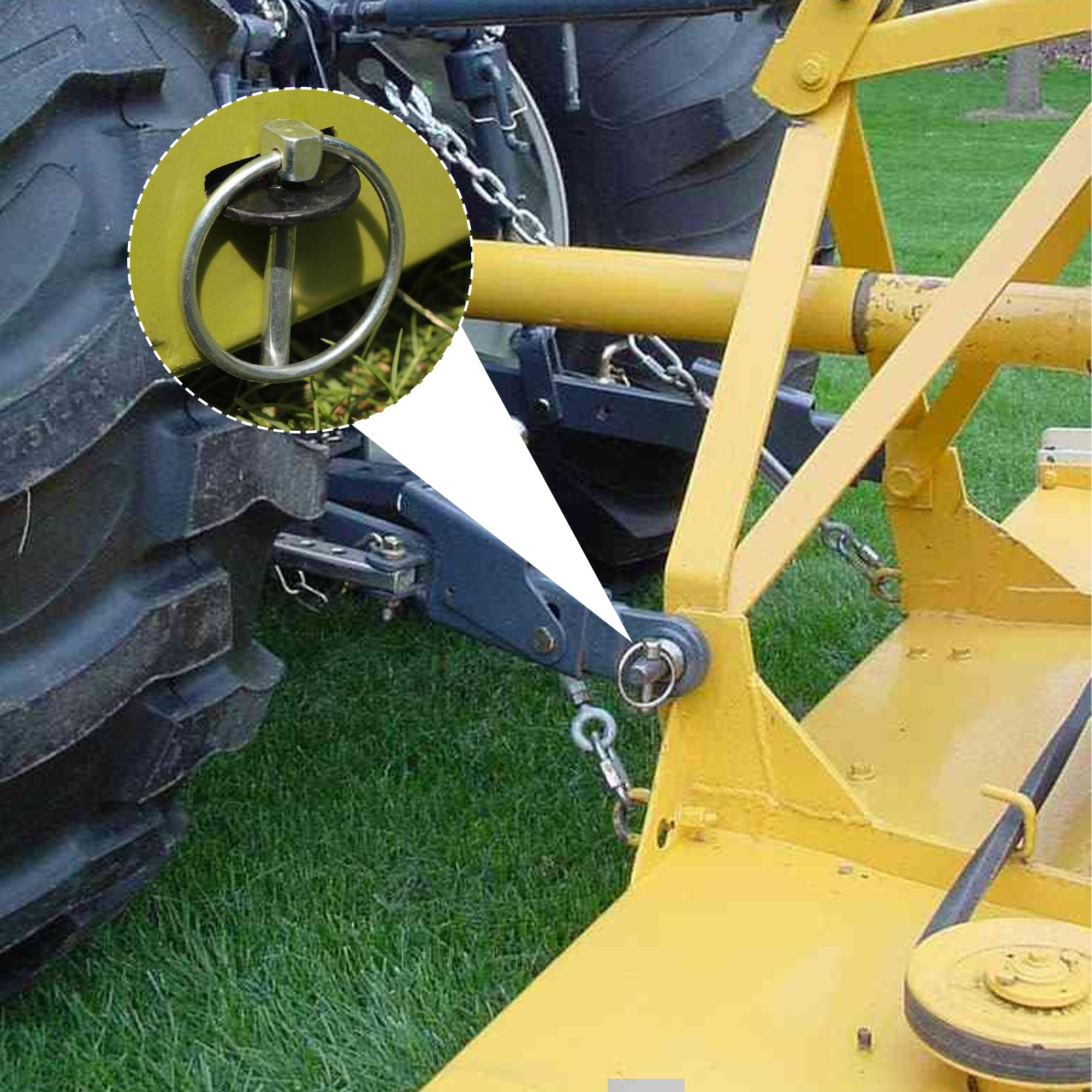 Zawleczka składana 8 sztuk, stal nierdzewna, asortyment zawleczek zabezpieczający, wtyki zabezpieczające, do łodzi, roweru, przyczepy, traktora, 3 x 35 mm / 3 x 20 mm (3 x 35 mm)