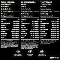 Vista 6 de TRUFF Truffle Lovers Pack – Truffle Lovers Sauce, aceite TRUFF y salsa de pasta Pomodoro de trufa negra TRUFF – Salsa picante de trufa regalo