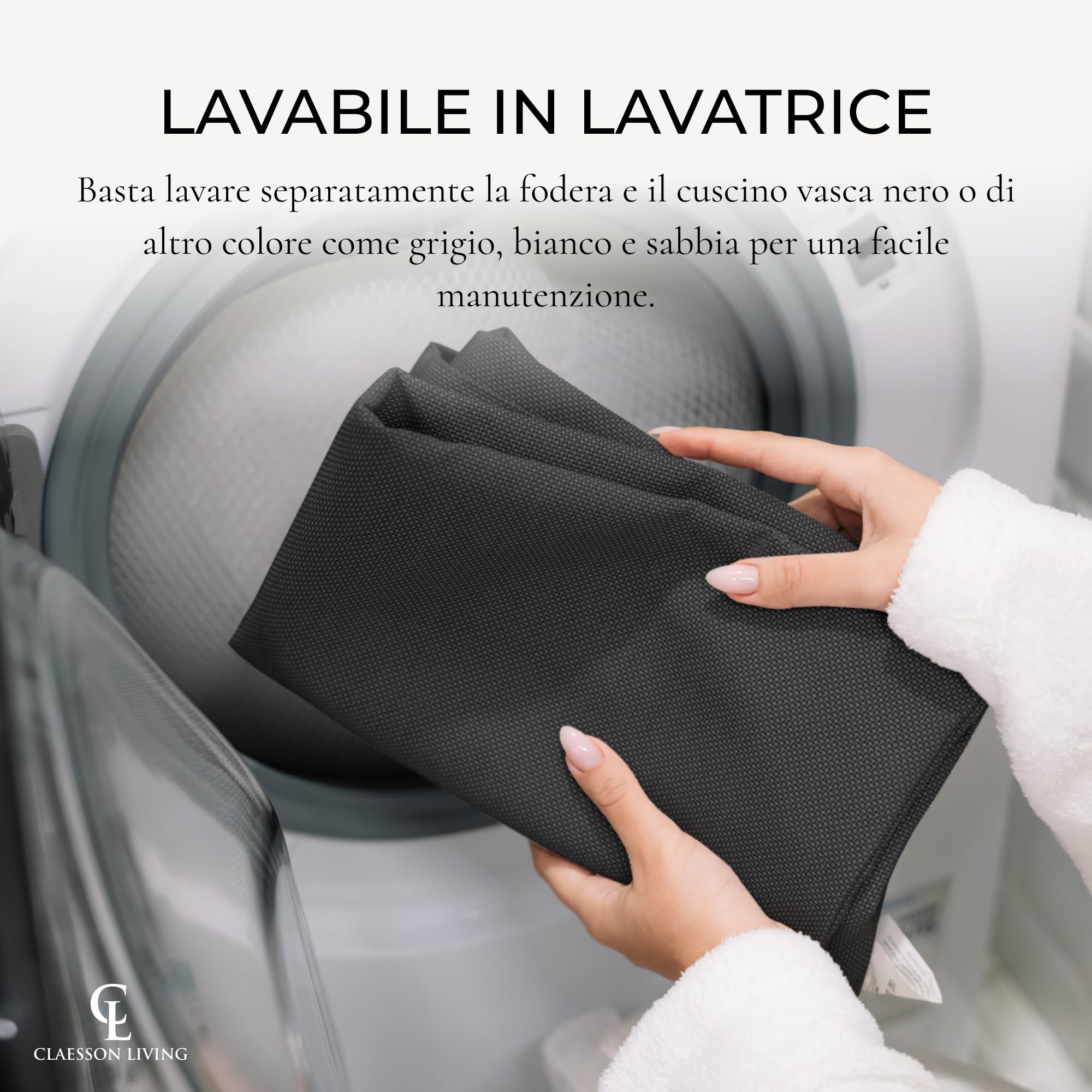 Cuscino vasca da bagno - Spesso e comodo, per supporto testa, collo e schiena - Materassino vasca da bagno lavabile e a rapida asciugatura, perfetto per bagno rilassante in casa - Grigio scuro