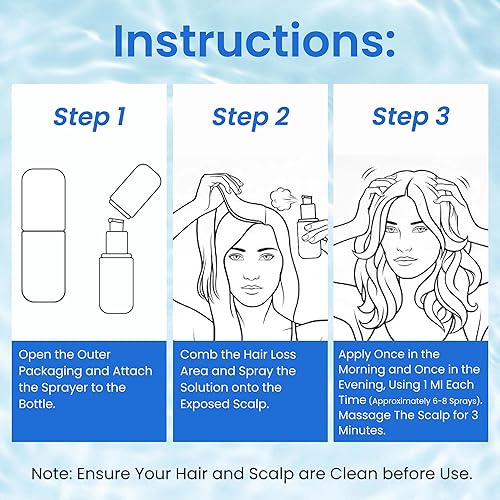 Miniatura 7 de 0.5% KX-826 Spray para el crecimiento del cabello DHT bloqueador de engrosamiento del cabello Tratamientos de regeneración, control de aceite