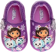 Gabby's Dollhouse slippers for Kids Girls - Gabbys indoor cute house shoes Lightweight Warm Comfort plush fuzzy Kitty Cat slipper (sizes toddler/little kid)