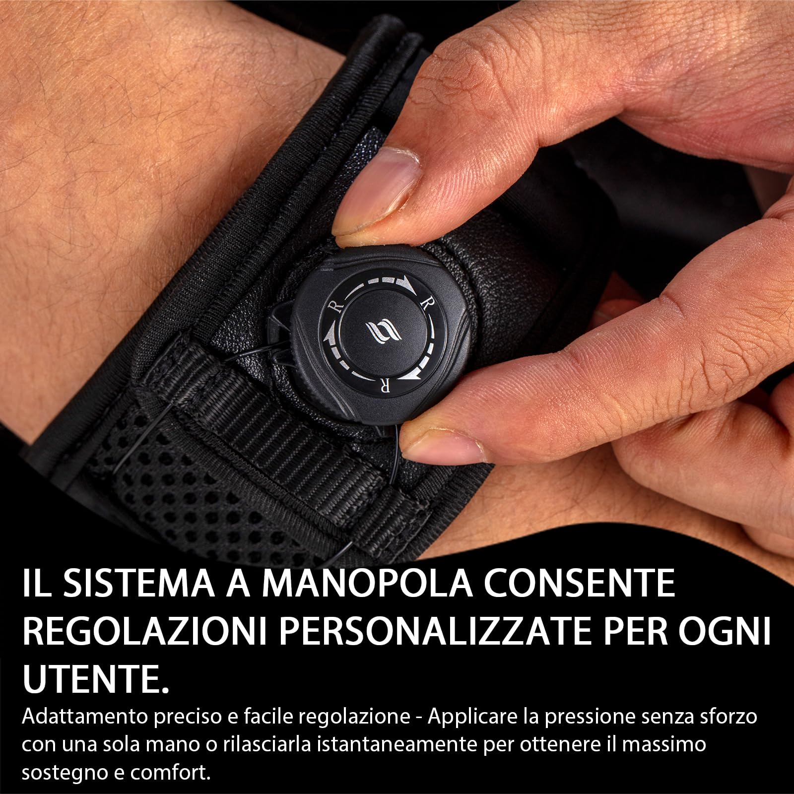 Tutore Epicondilite Gomito e Gomitiera per Epicondilite, Fascia Regolabile per Uomo e Donna, Supporto per Tennis Elbow e Tendinite (Nero, Taglia Unica Standard) 23-29 cm